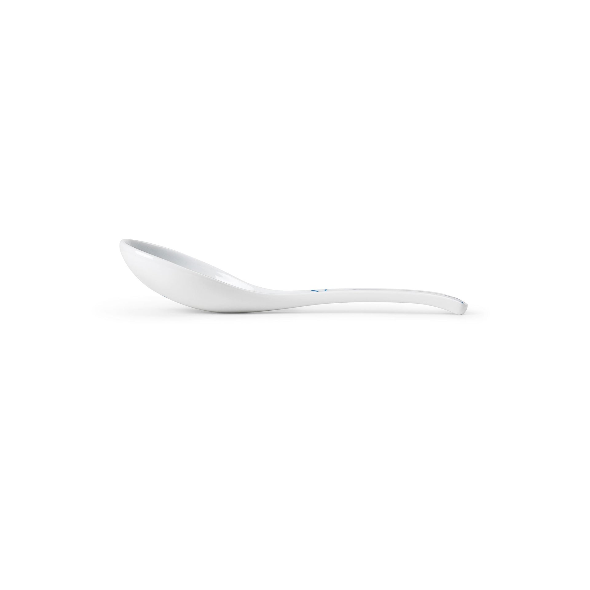 Blue Fluted Plain Spoon, 15 cm