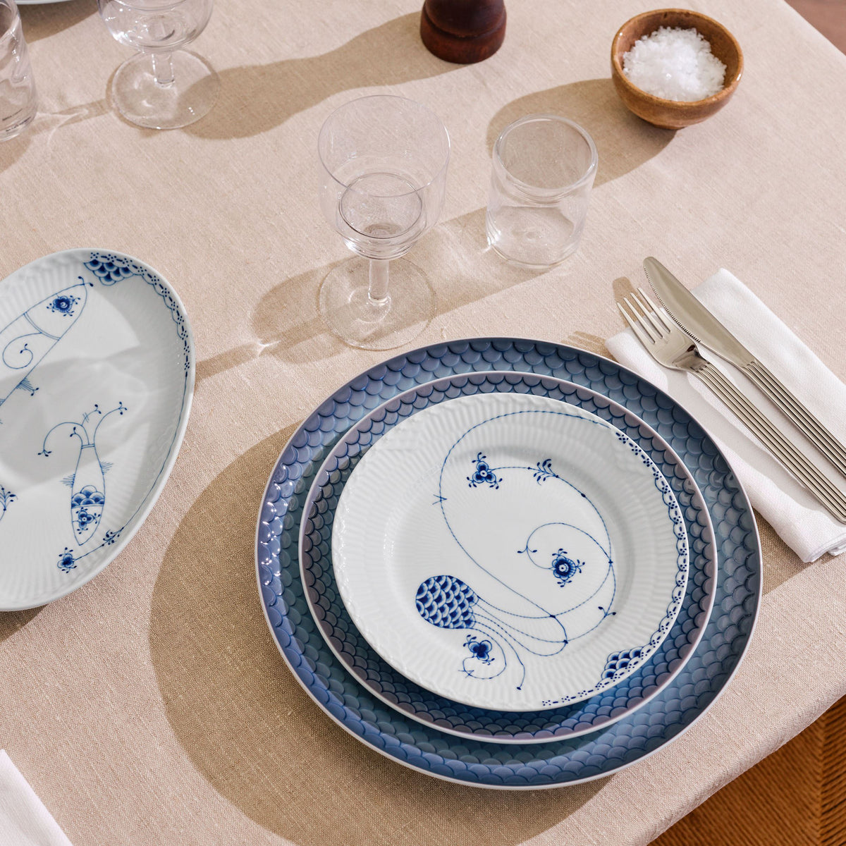Royal Creatures Plate, Octopus, 19 cm