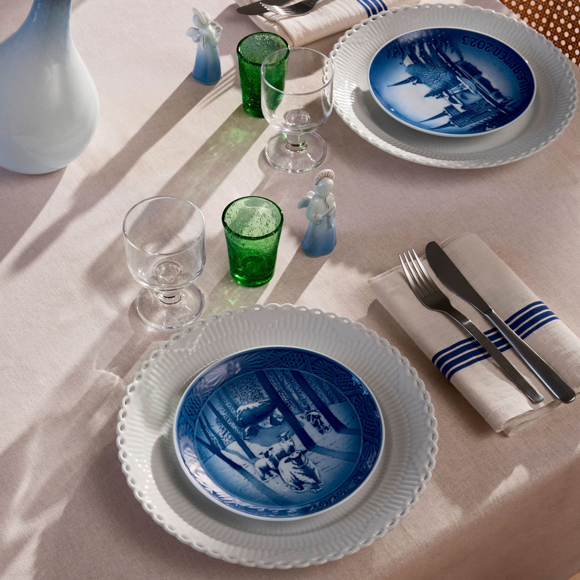 Christmas Plate 2023, Christmas Time in the Forest, 18 cm