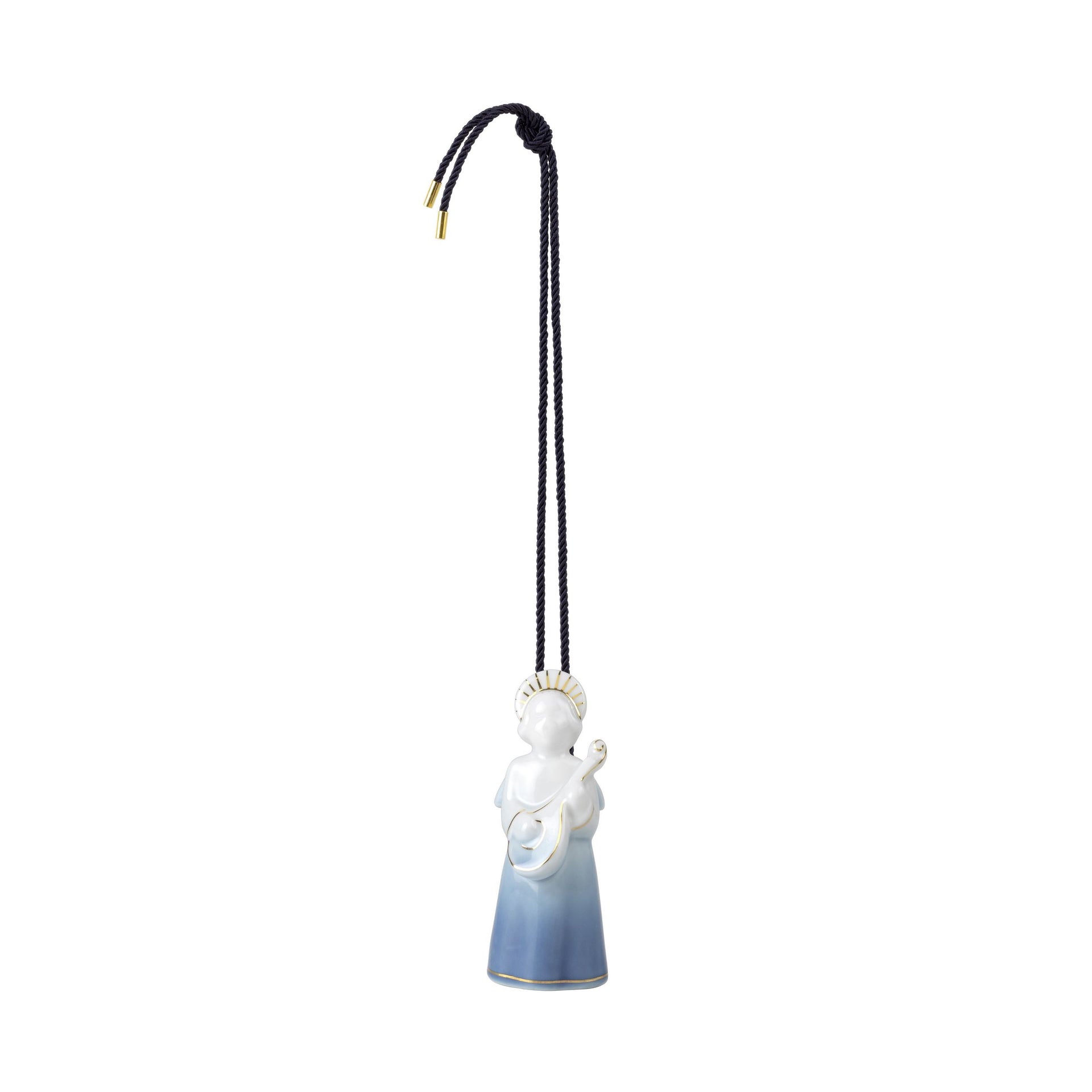 Blue Collectibles Angel with Mandolin, 9.5 cm