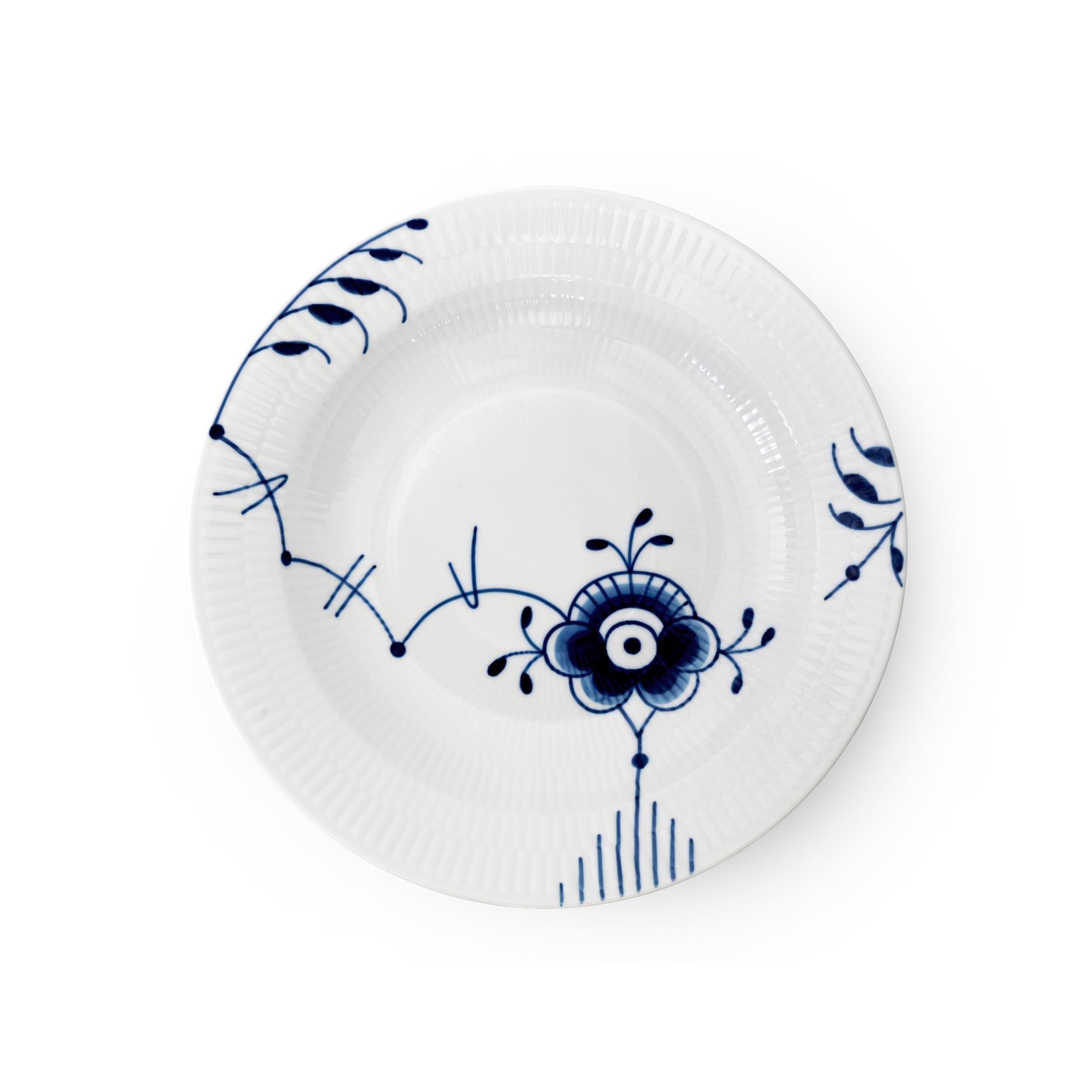   Blue Fluted Mega 皿２枚セット Blue Fluted Mega Plate, Decoration 2, 22 cm | Royal Copenhagen