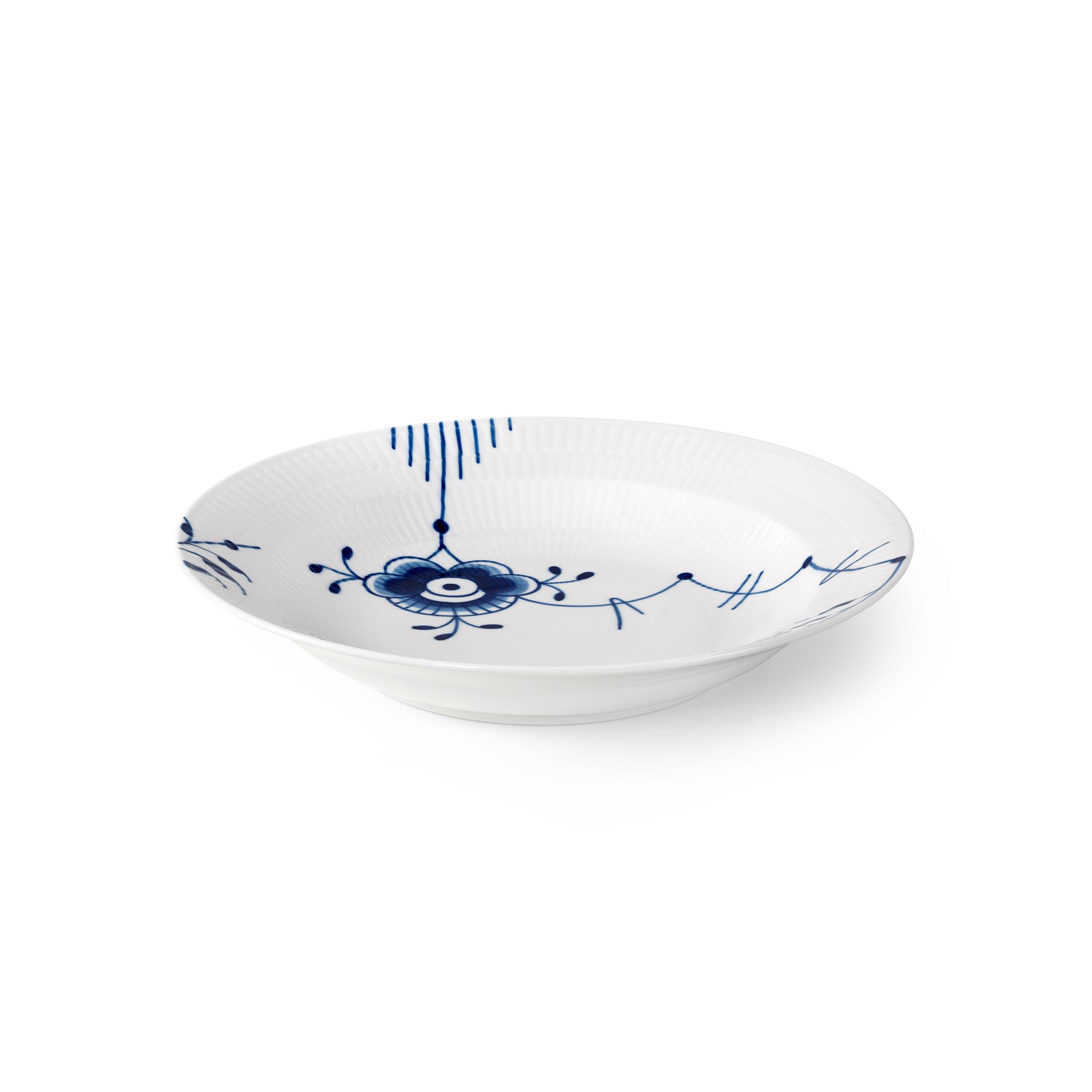 Blue Fluted Mega Deep Plate, 27 cm | Royal Copenhagen