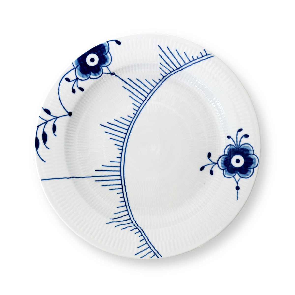 Blue Fluted Mega Round Dish, 33 cm