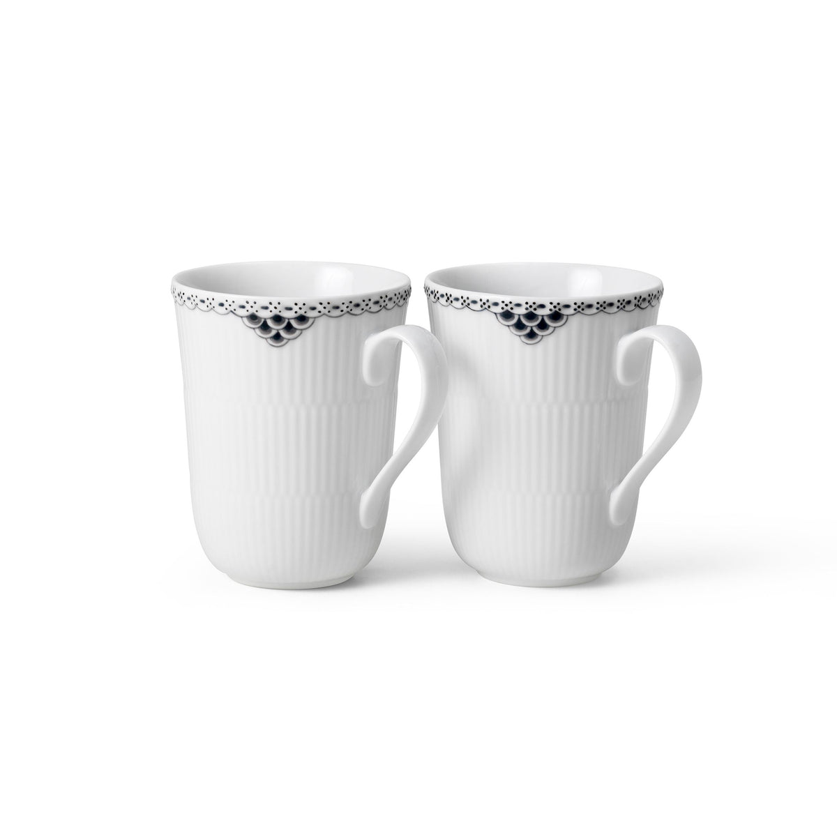 Black Lace Cup, 36 cl, 2 pcs