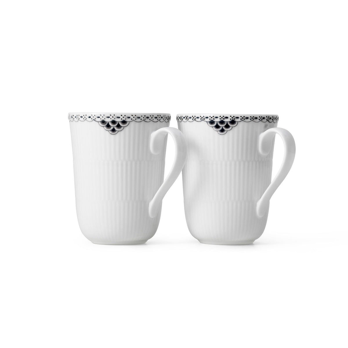Black Lace Cup, 36 cl, 2 pcs