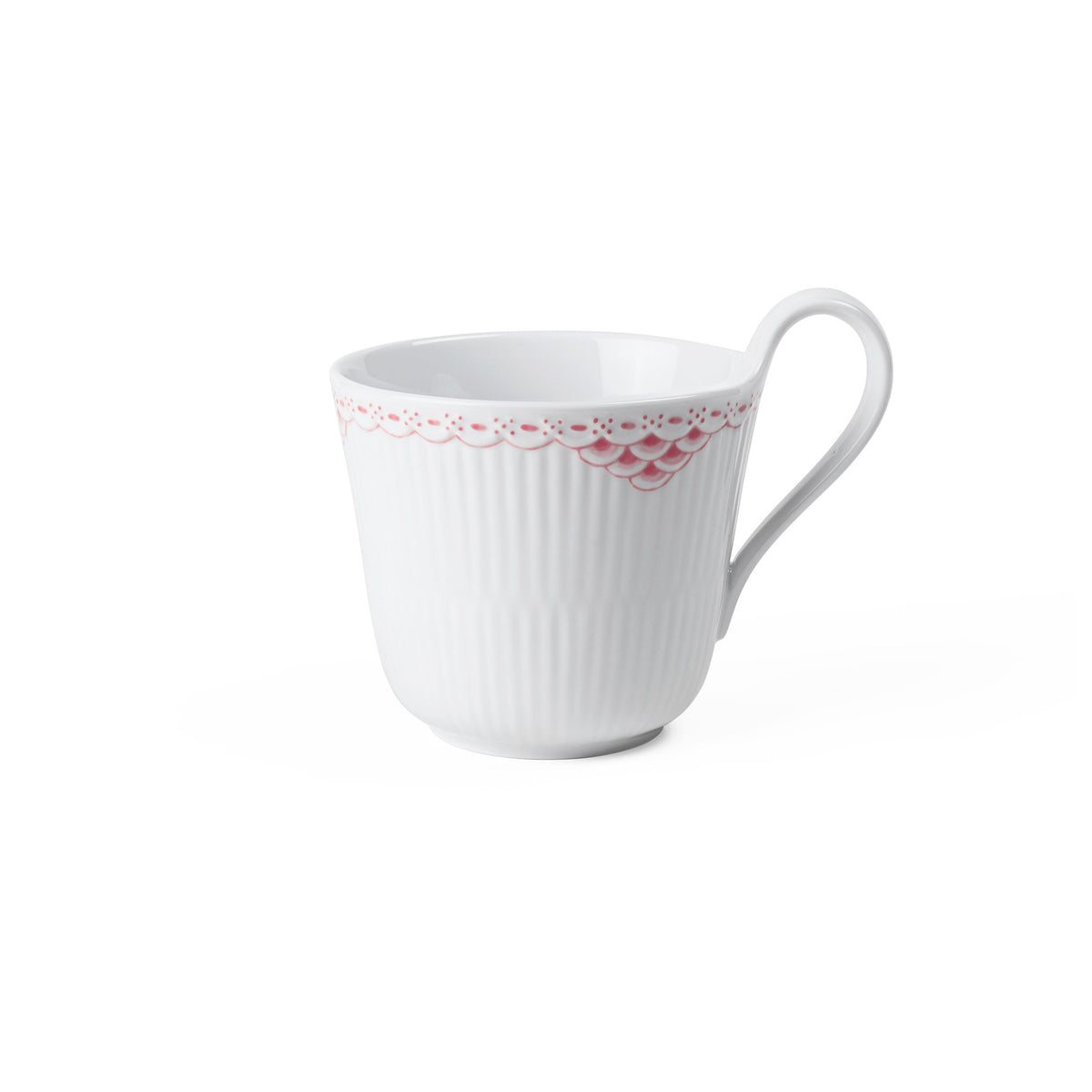 Coral Lace High Handle Cup, 33 cl