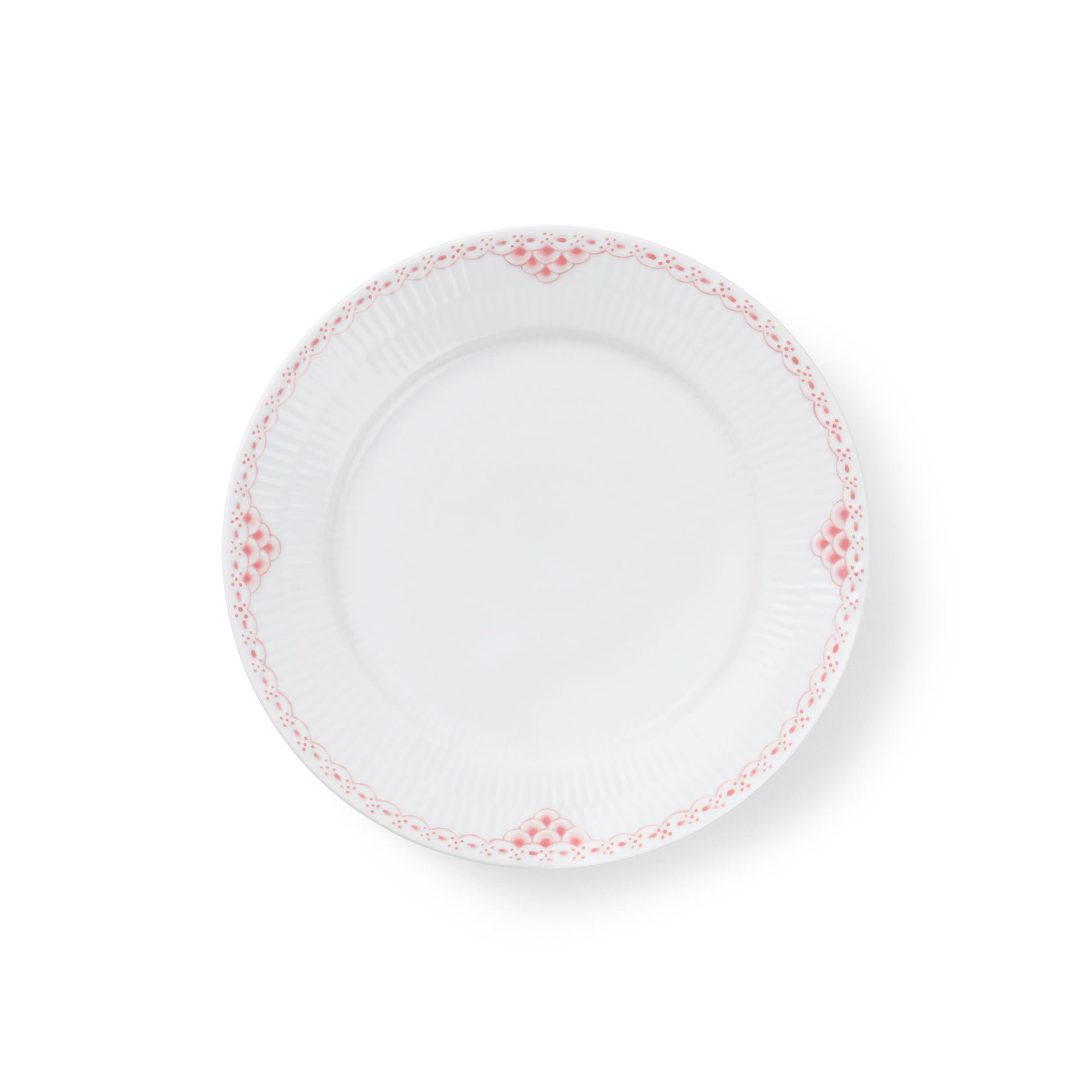 Coral Lace Plate, 22 cm