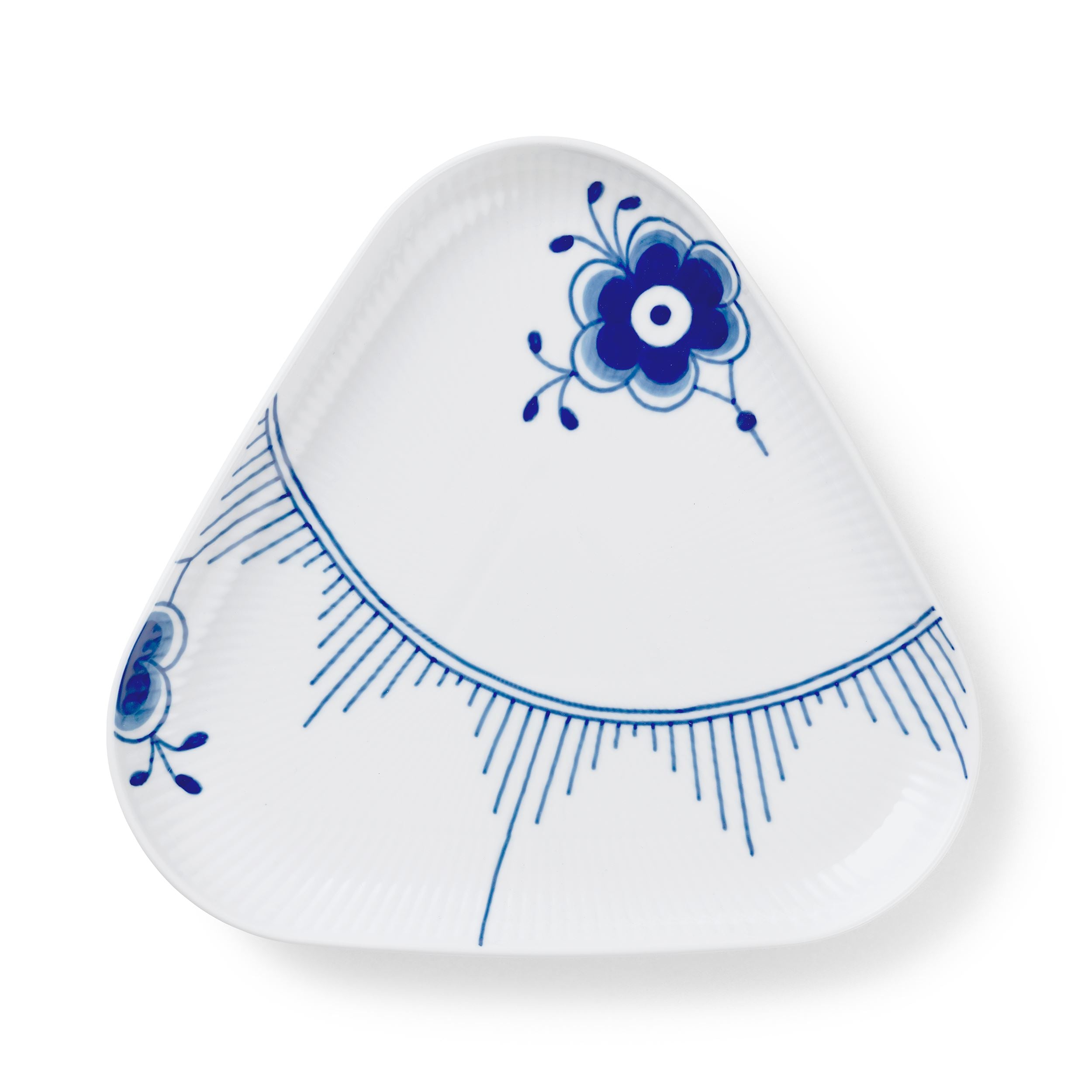   Blue Fluted Mega 4点 Blue Fluted Mega Serving Set, 24.5 cm, 4 pcs | Royal Copenhagen