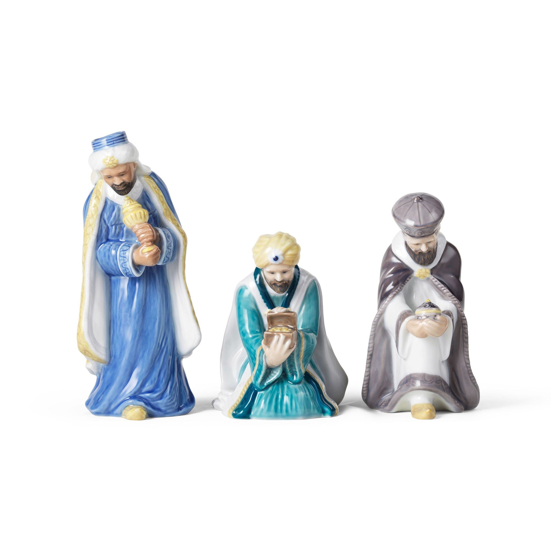 Figurines Nativity Set, Three Wise Men, 19 cm, 12.5 cm, 14.5 cm, 3 pcs