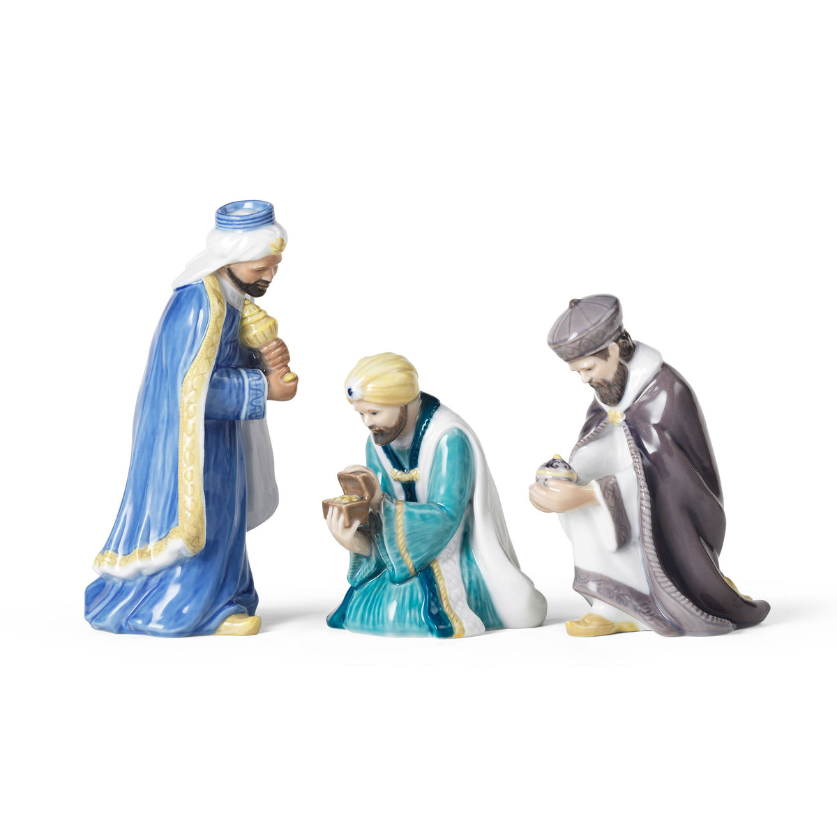 Figurines Nativity Set, Three Wise Men, 19 cm, 12.5 cm, 14.5 cm, 3 pcs