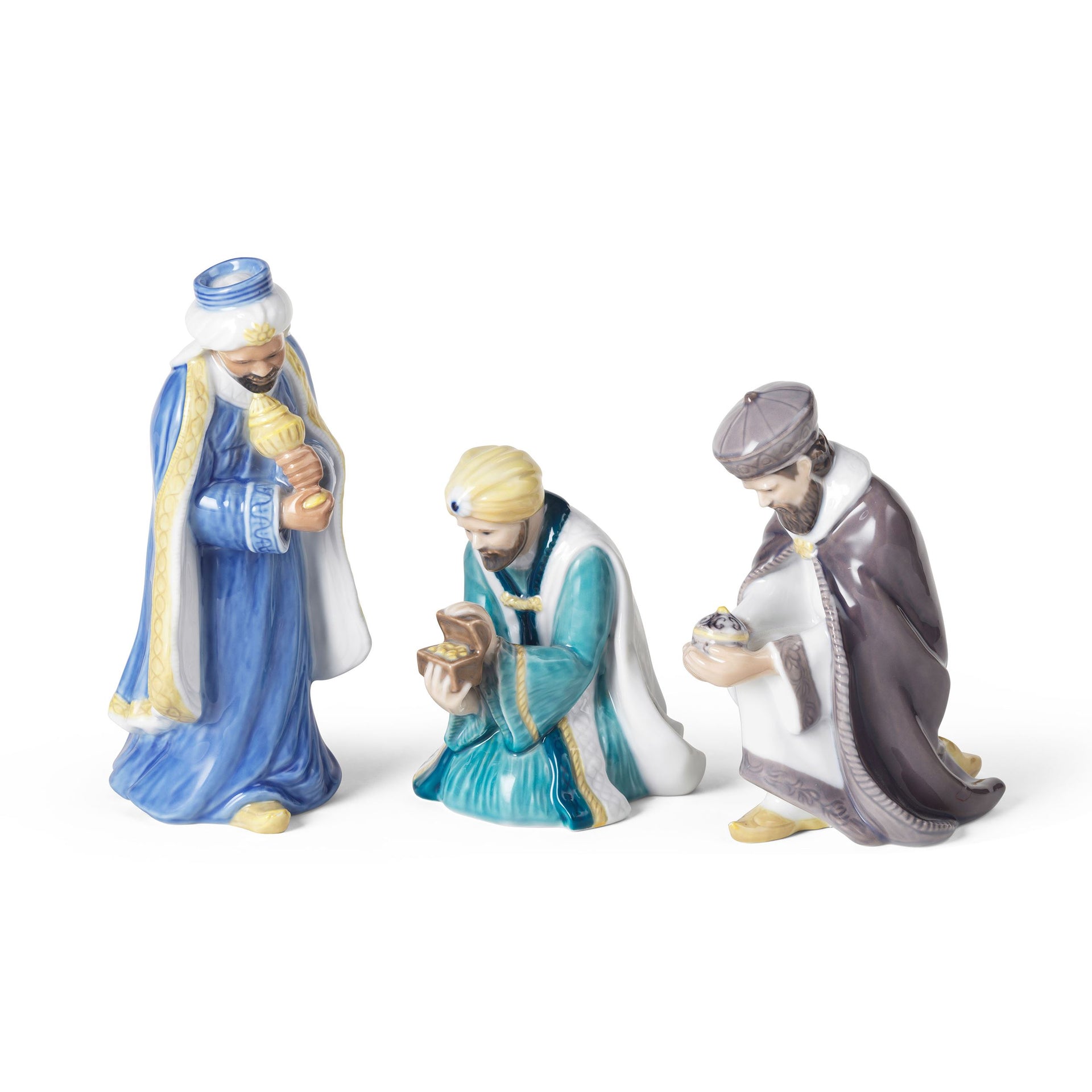 Figurines Nativity Set, Three Wise Men, 19 cm, 12.5 cm, 14.5 cm, 3 pcs