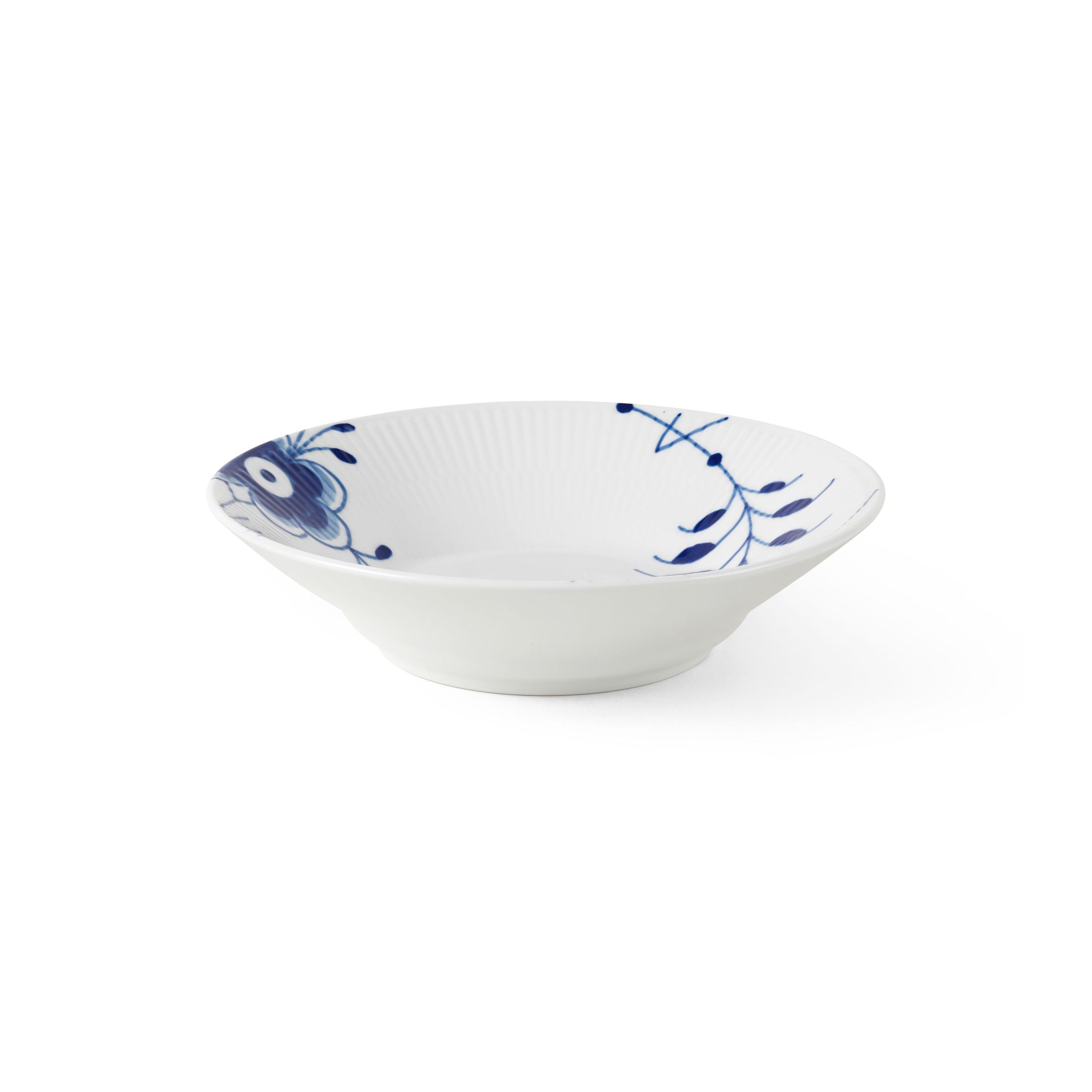 Blue Fluted Mega Deep Plate, 21 cm | Royal Copenhagen