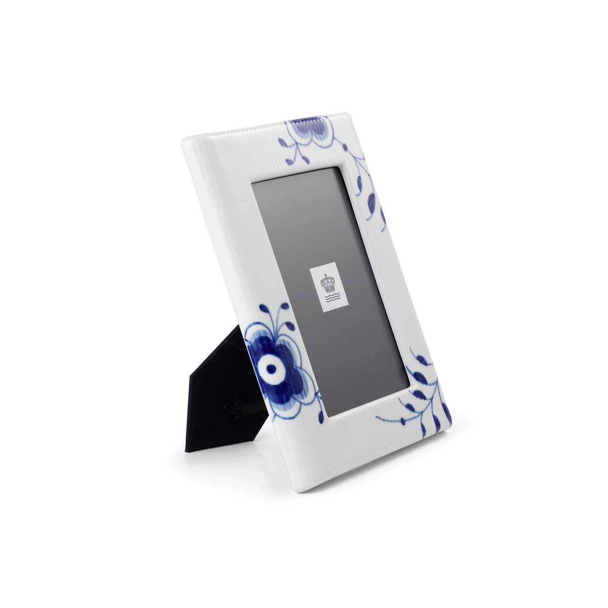 Blue Fluted Mega Picture Frame, 21 cm