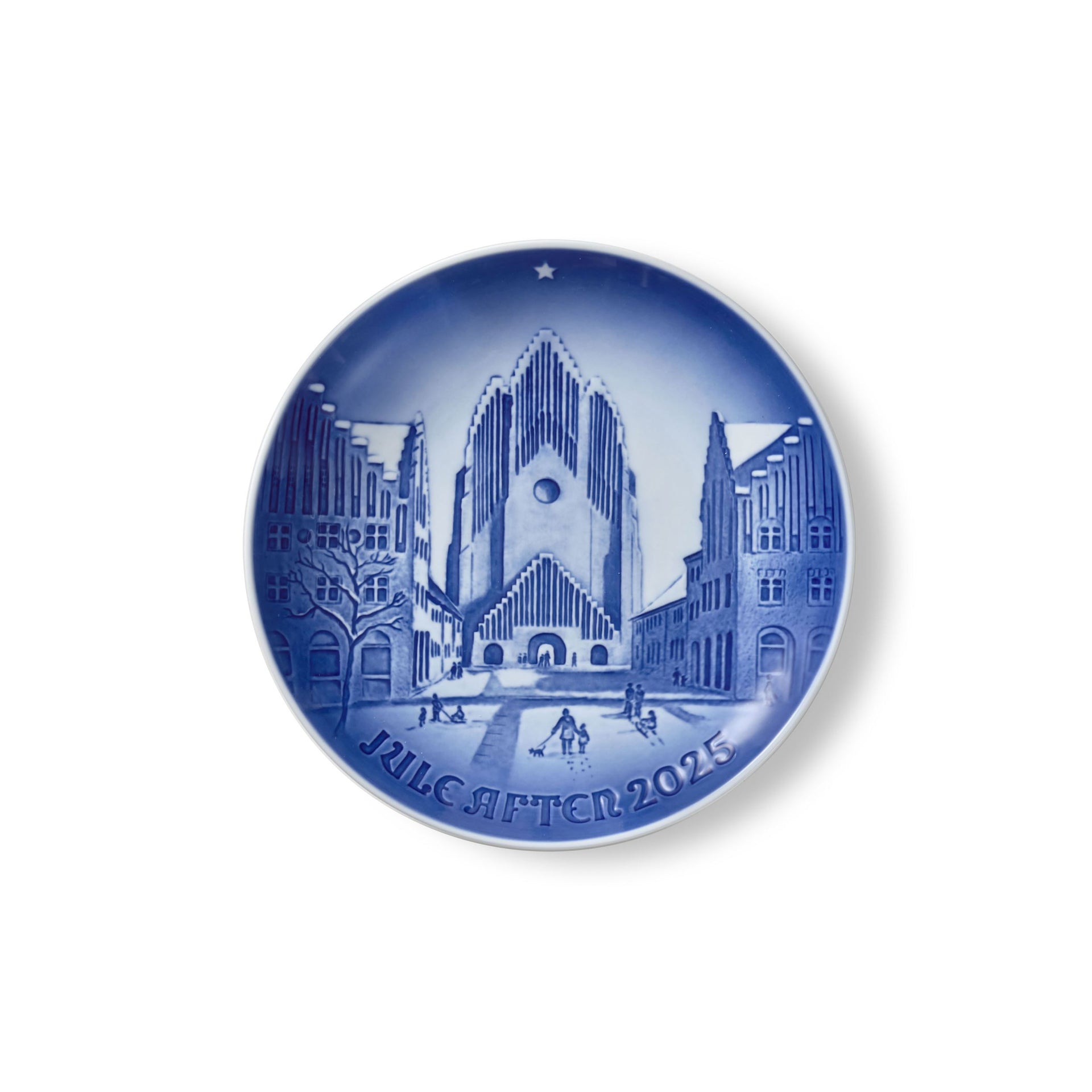 Bing & Grøndahl Christmas Plate 2025, Grundtvig's Church, 18 cm