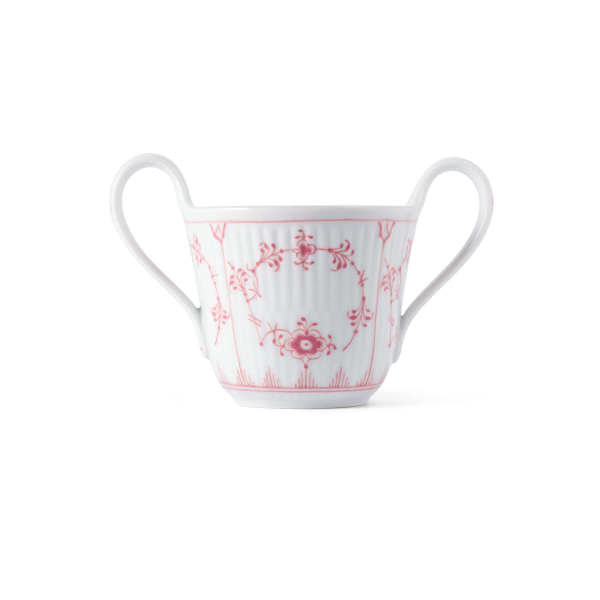 Coral Fluted Plain Baby Cup, Bespoke, 13 cl