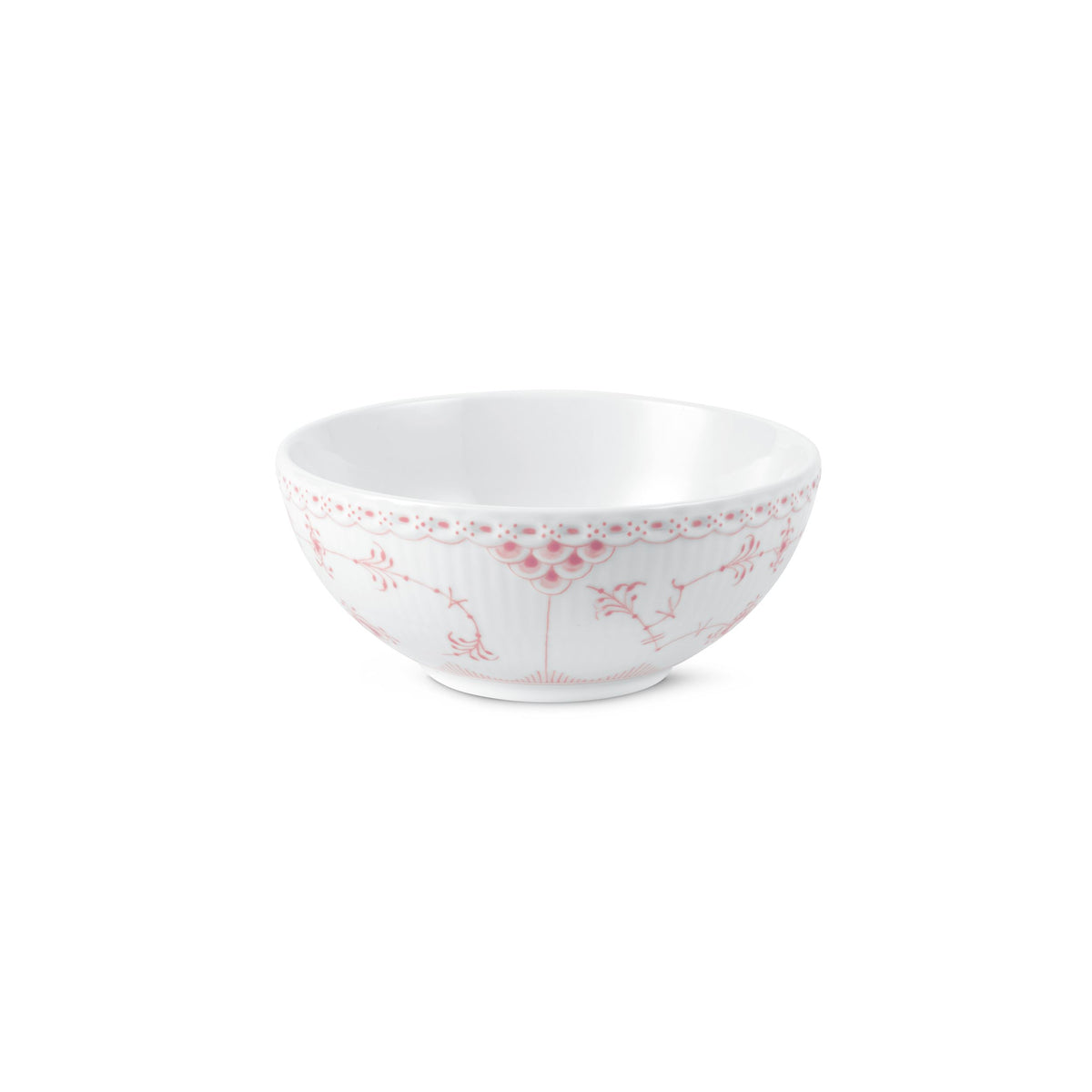 Coral Fluted Half Lace Bowl, 50 cl