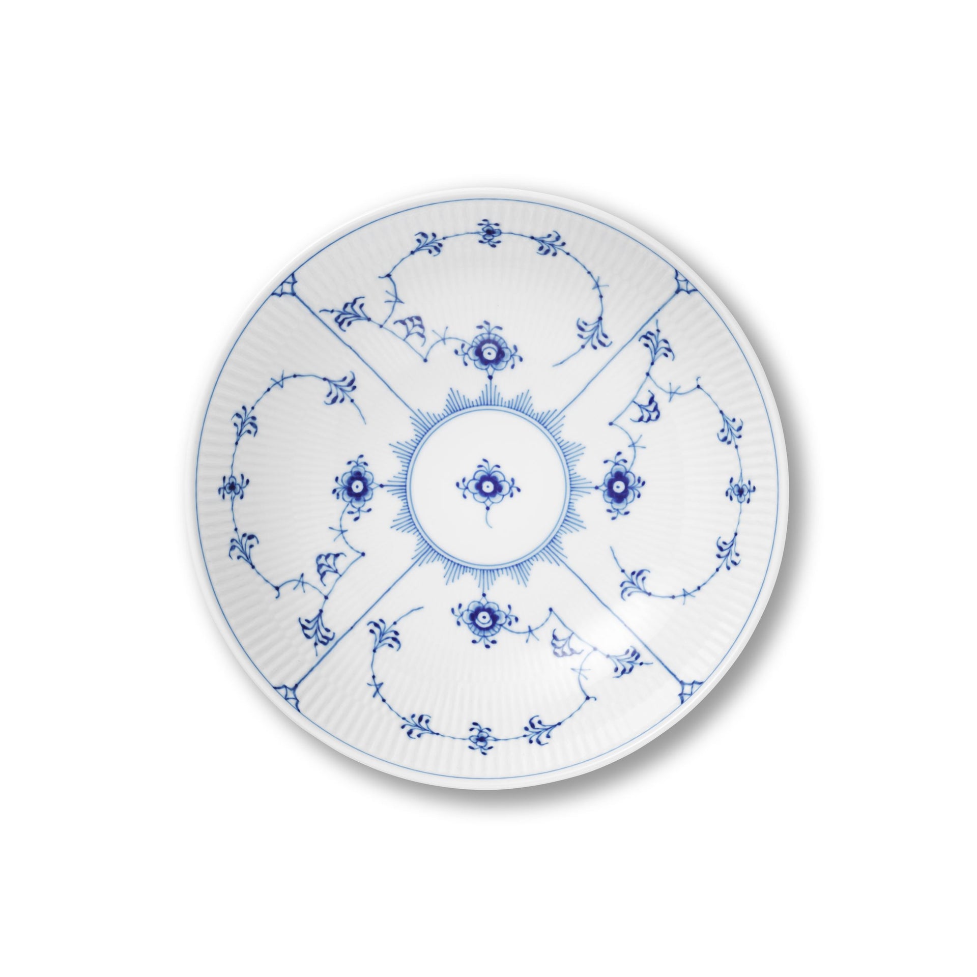 Blue Fluted Plain Bowl, 110 cl