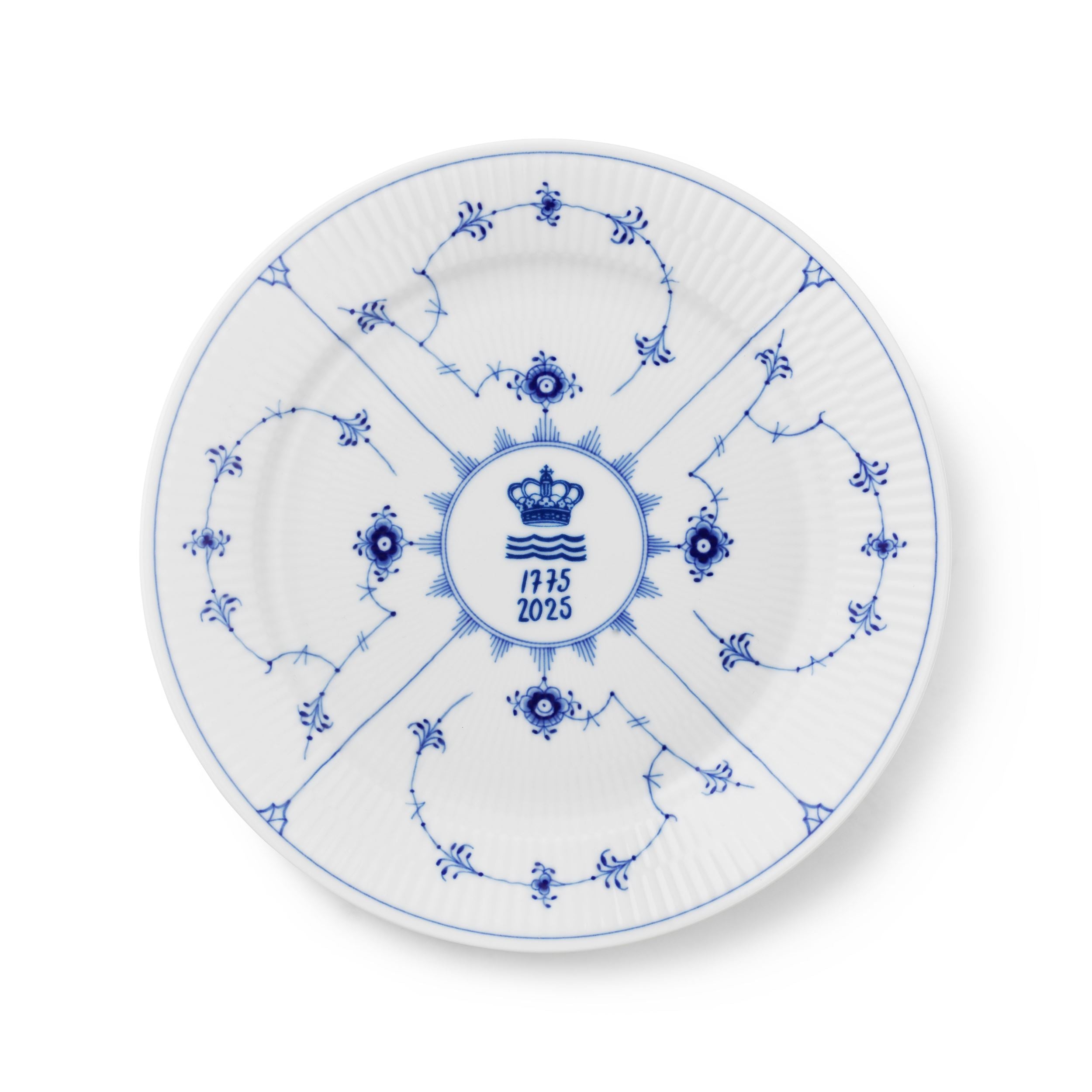   RC 記念プレート 1775-2025 Blue Collectibles Royal Copenhagen Anniversary Plate 1775-2025