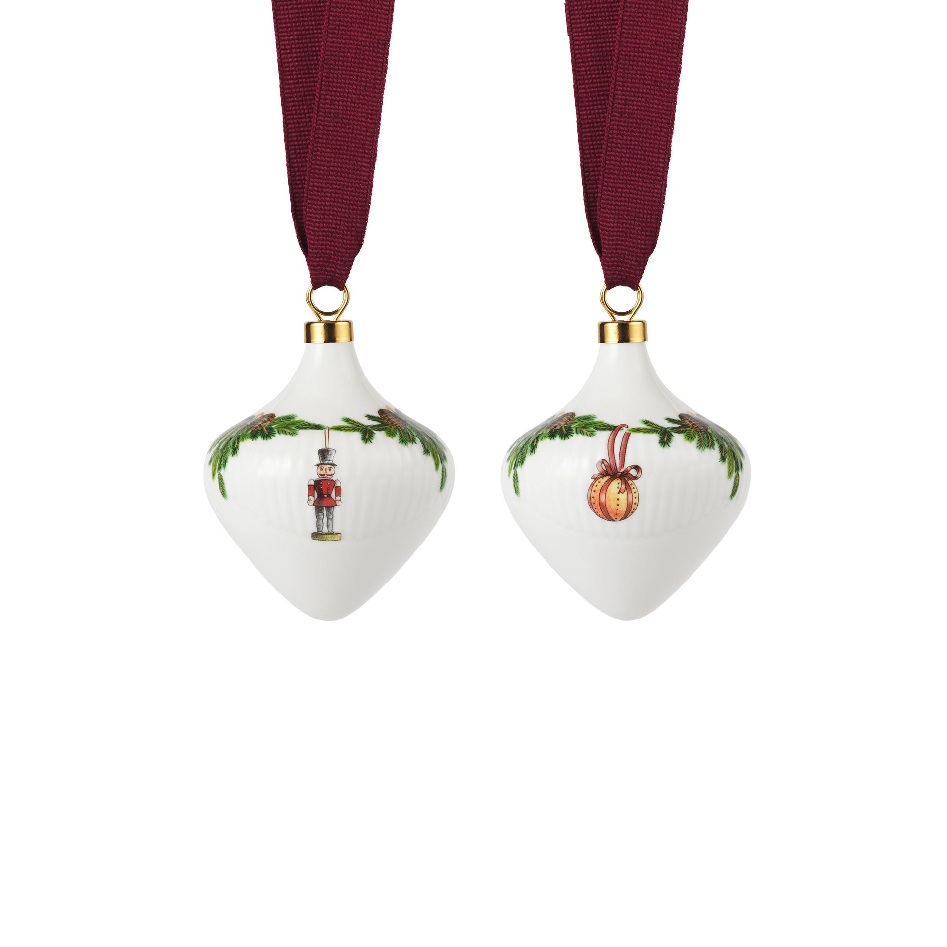 Star Fluted Christmas Christmas Bauble, 8.5 cm, 2 pcs