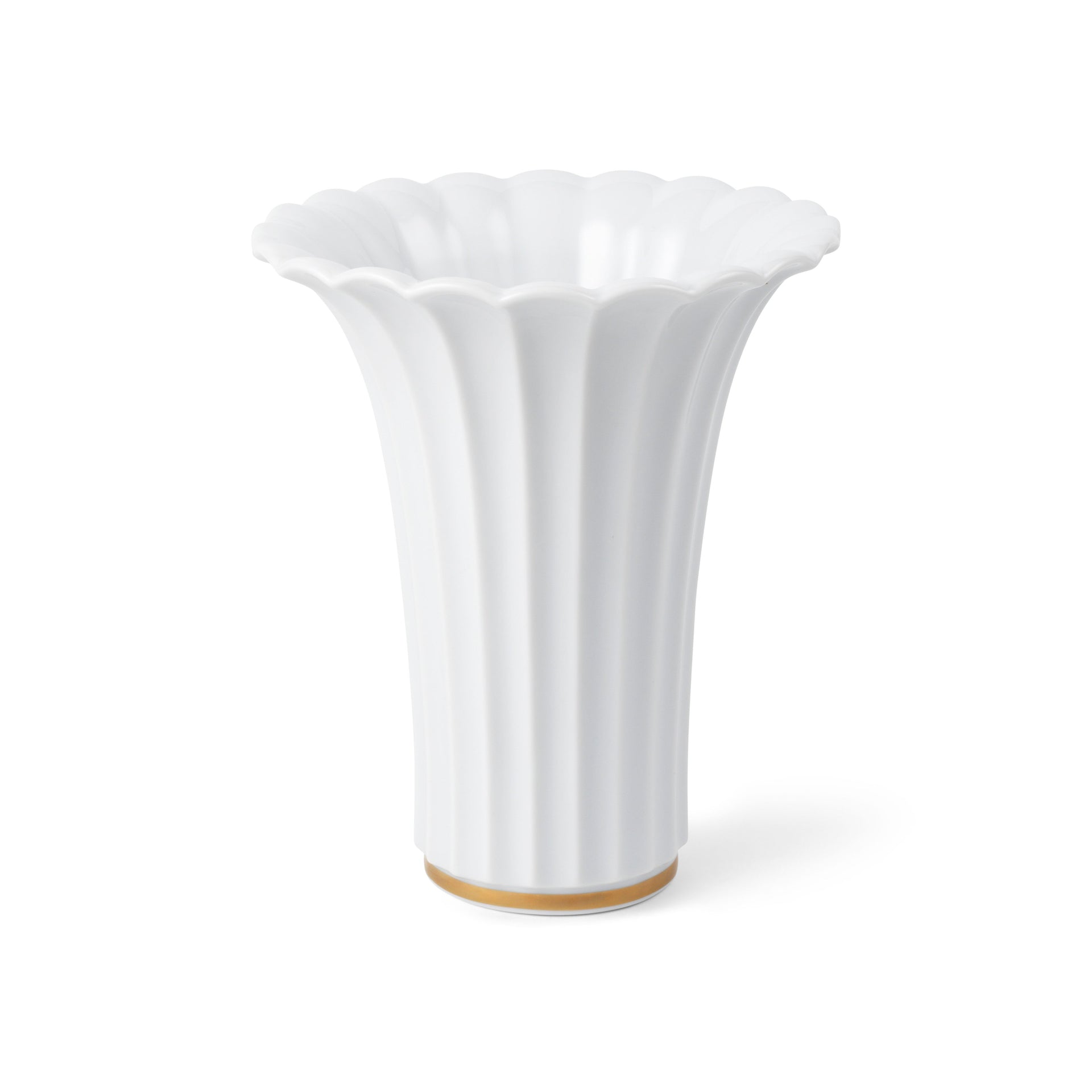 Vase with Gold Rim, 23 cm