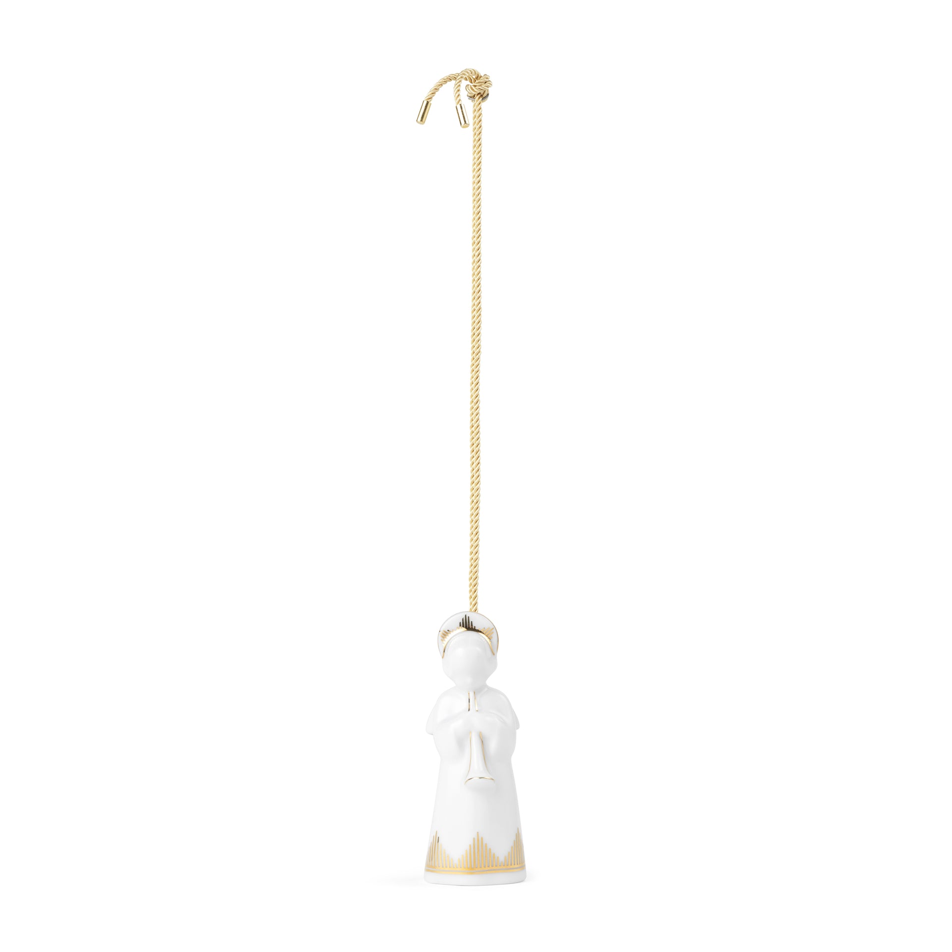 Angel with Trumpet, 9.5 cm - Royal Copenhagen Christmas angel