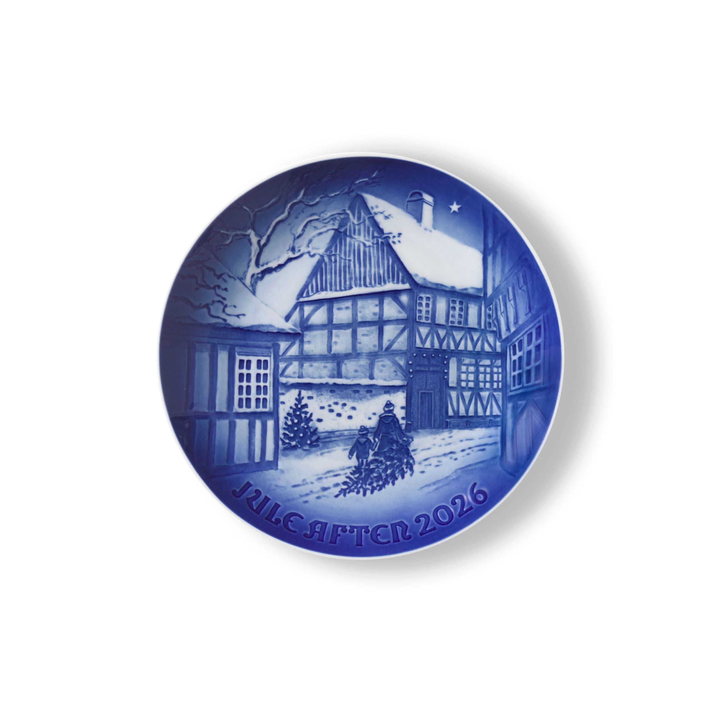 Blue Collectibles Bing & Grøndahl Christmas Plate 2026, Den Gamle