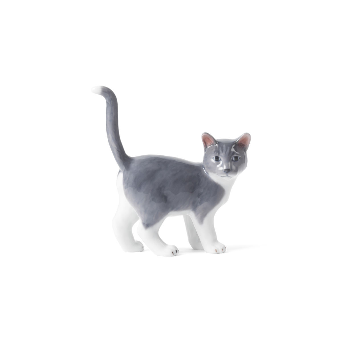 Blue Collectibles Christmas Plate Figurine 2026, Cat, 15.5 cm - Porcelain cat