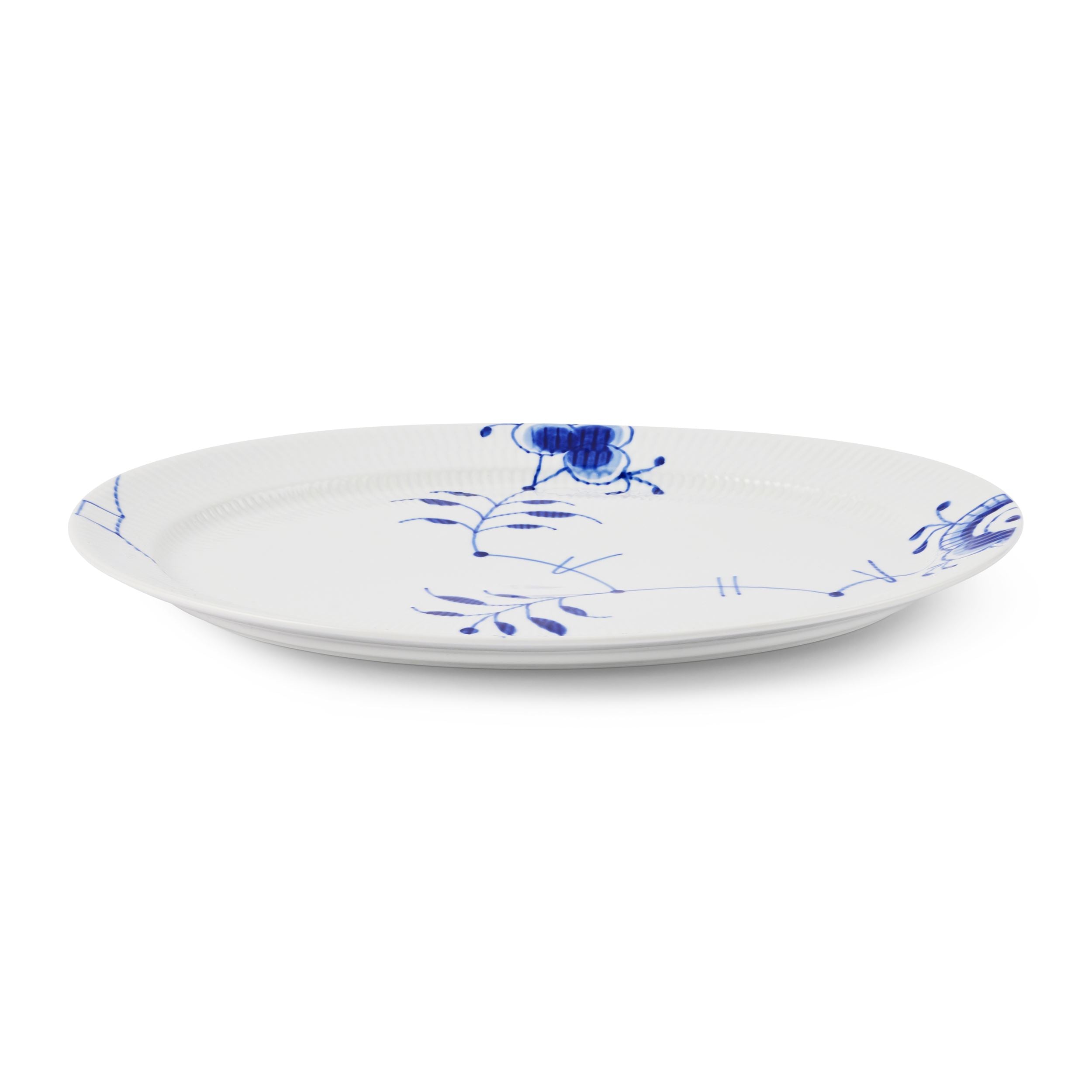 Blue Fluted Mega Dish, 35 cm | Royal Copenhagen