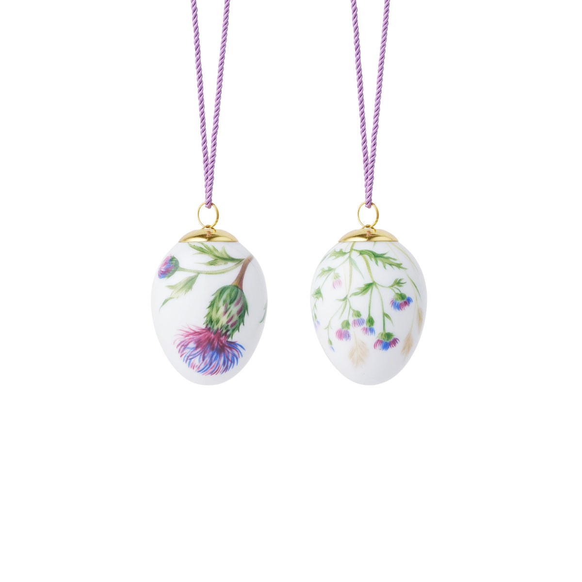 Spring Collection Egg 2026, Thistles, 6 cm, 2 pcs