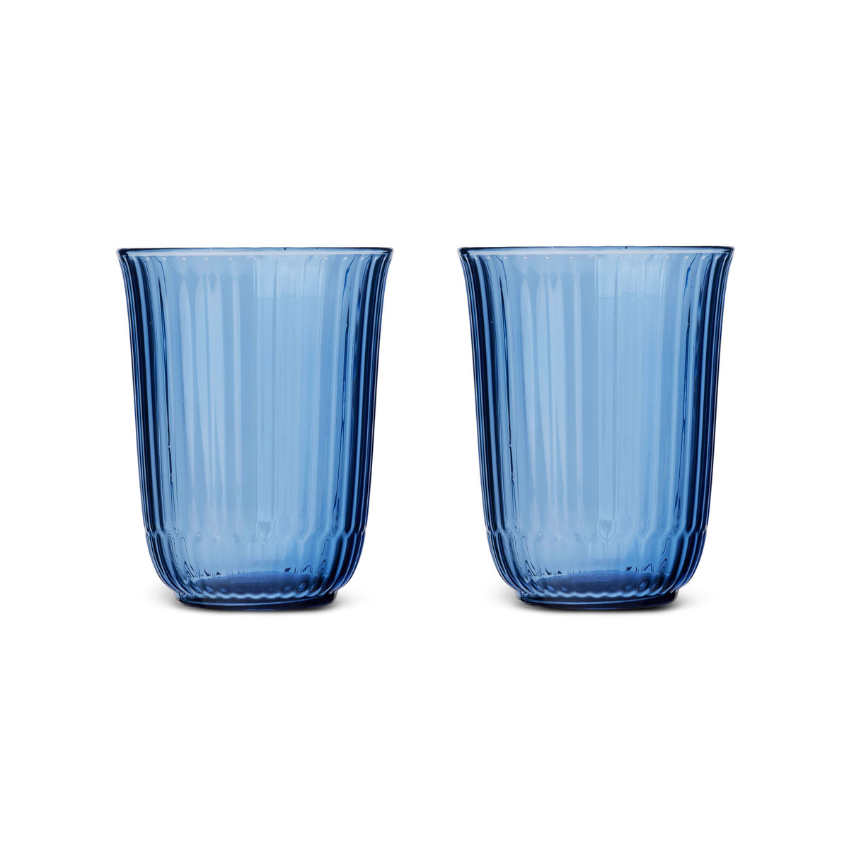 Waves highballglas, blå, 33 cl, 2 stk. - Waves Highball Glass, Blue, 33 cl, 2 pcs
