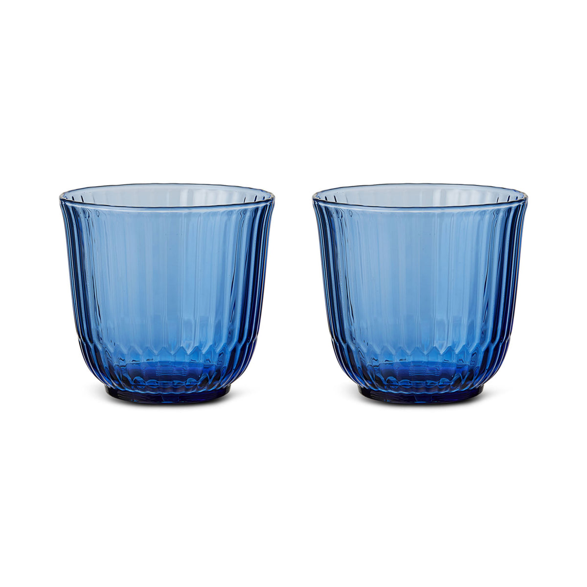 Waves Water Glass, Blue, 20 cl, 2 pcs