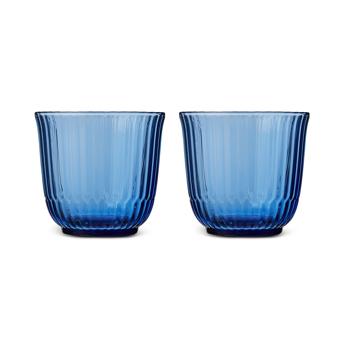 Waves Wasserglas, Blau, 20 cl, 2 Stk