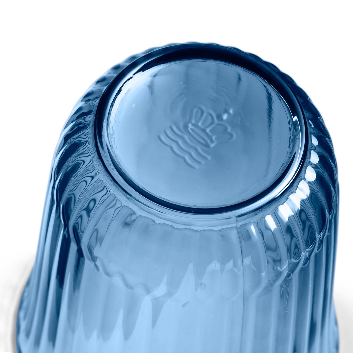 Waves vandglas, blå, 20 cl, 2 stk. - Waves Water Glass, Blue, 20 cl, 2 pcs