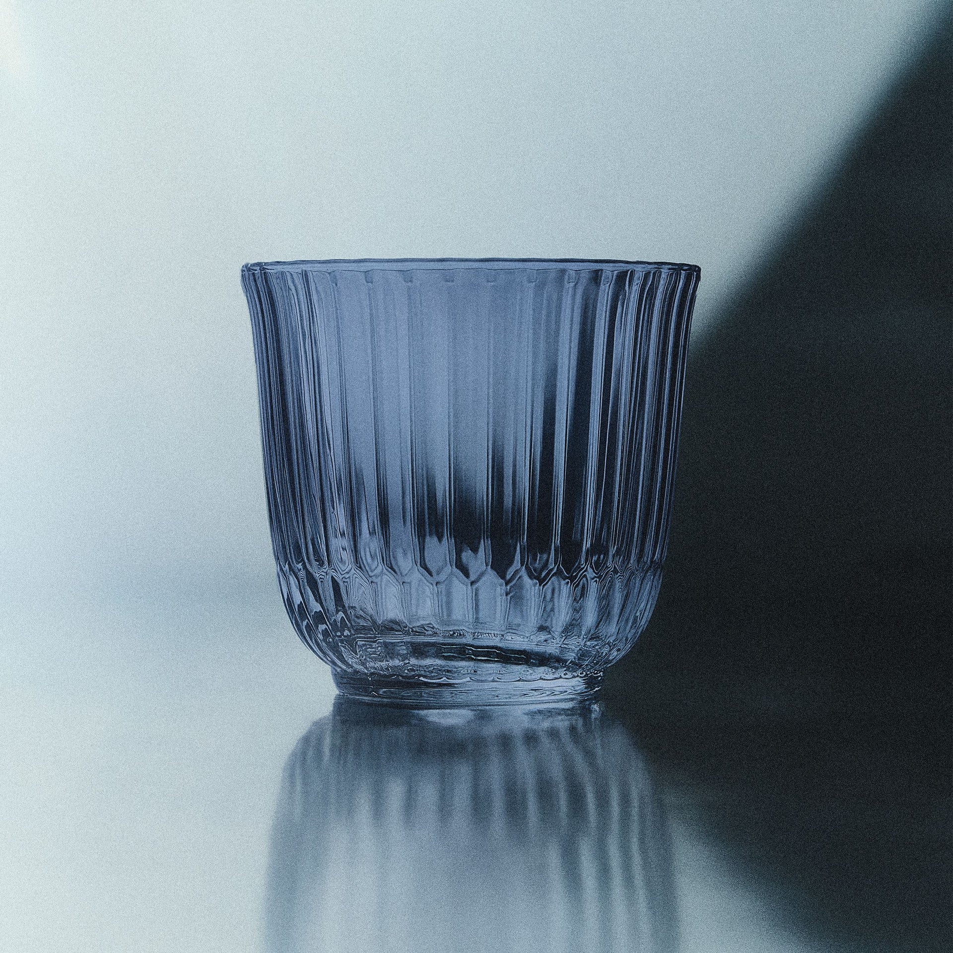 Waves vandglas, blå, 20 cl, 2 stk. - Waves Water Glass, Blue, 20 cl, 2 pcs