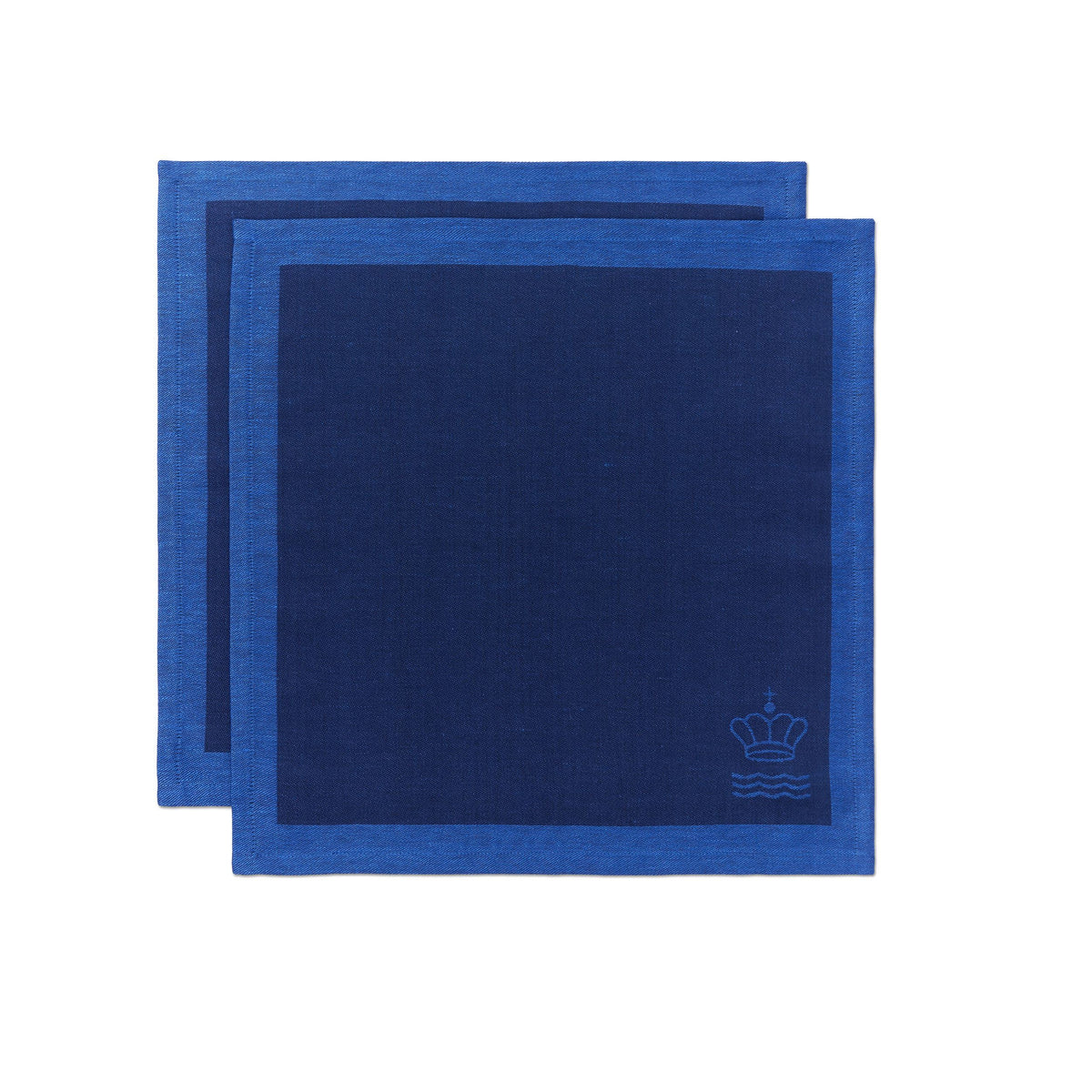 Waves Napkin, Blue, 45 x 45 cm, 2 pcs