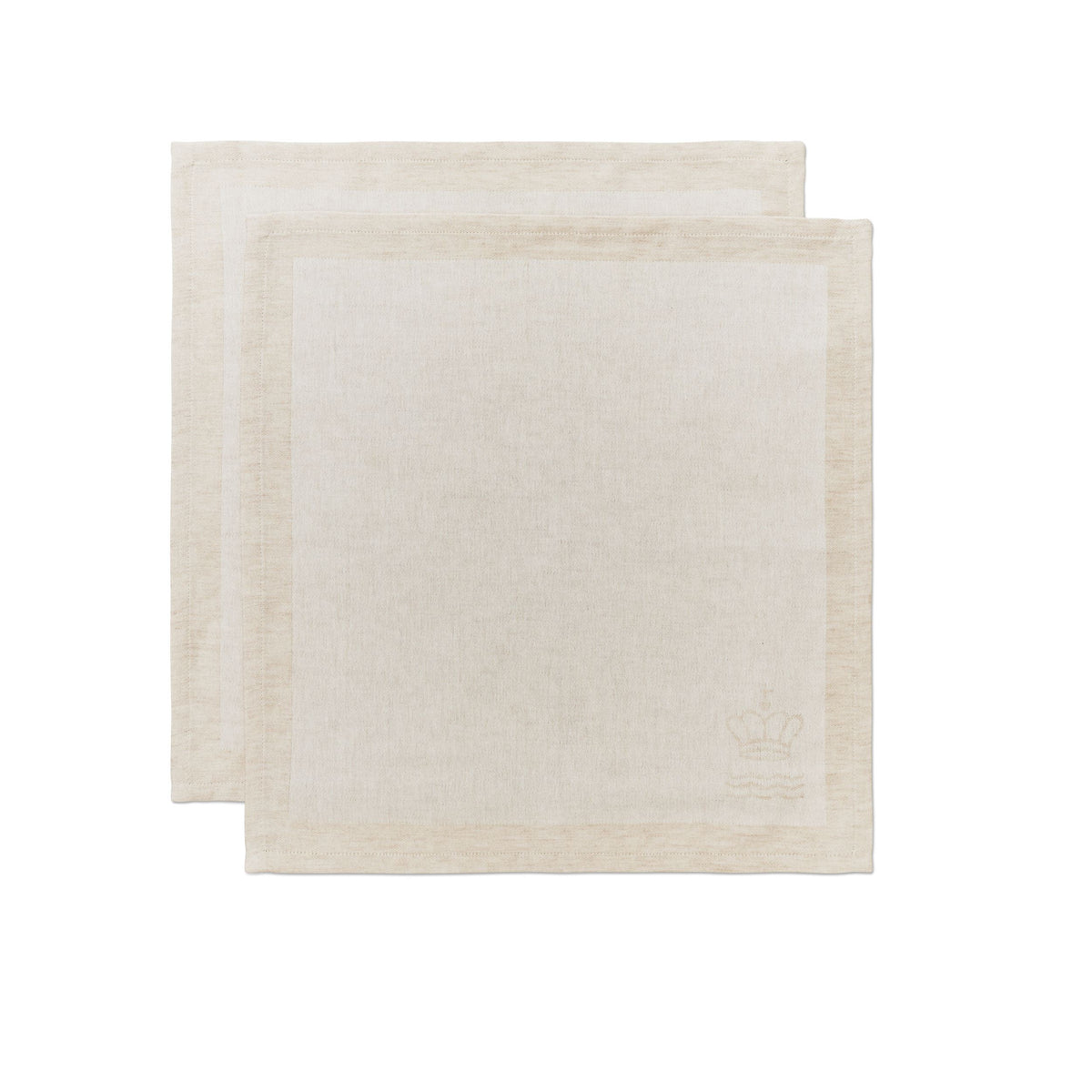 Waves Napkin, Off White, 45 x 45 cm, 2 pcs