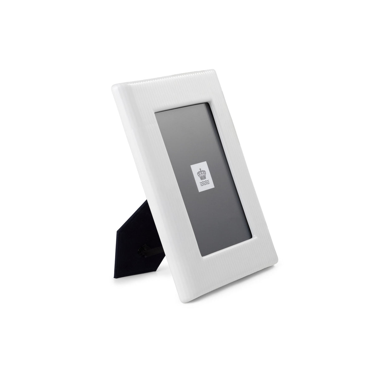 Hvid Riflet billedramme, 21 cm - White Fluted Picture Frame, 21 cm