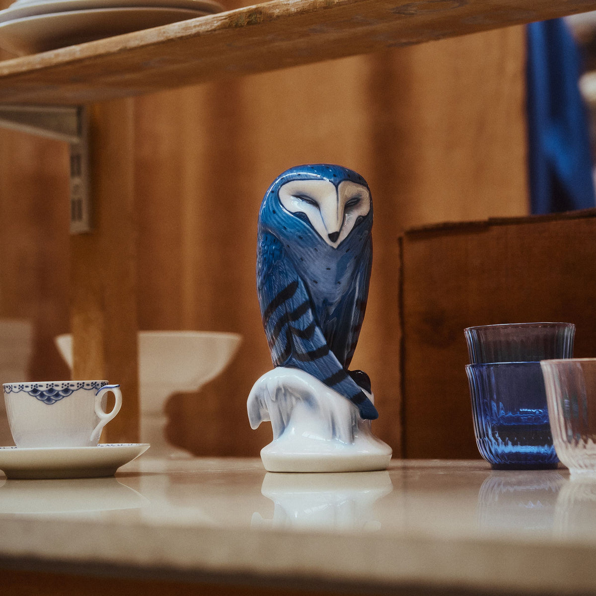Figurines Blue Owl, 22 cm