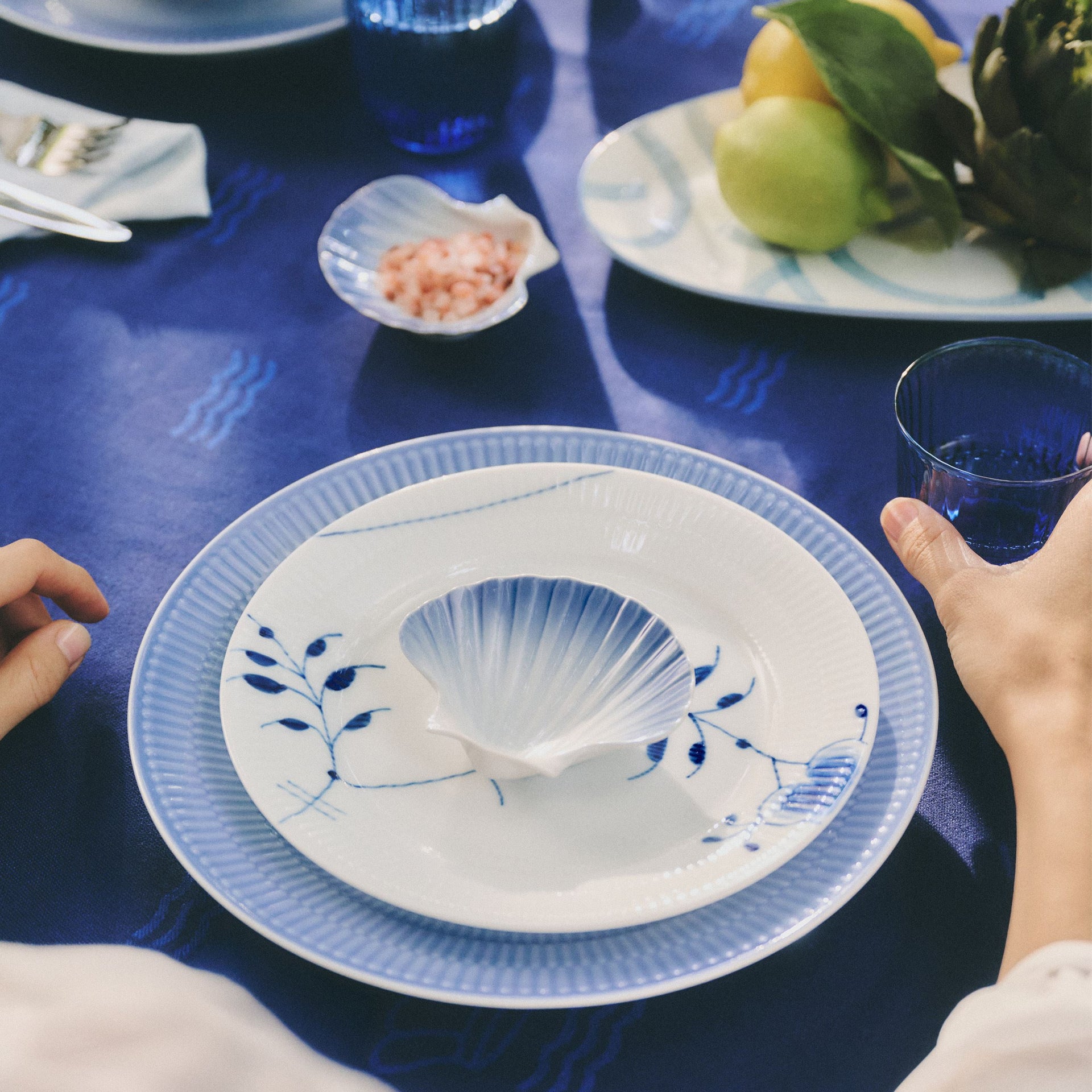 Iris Plate, Blue, 27 cm