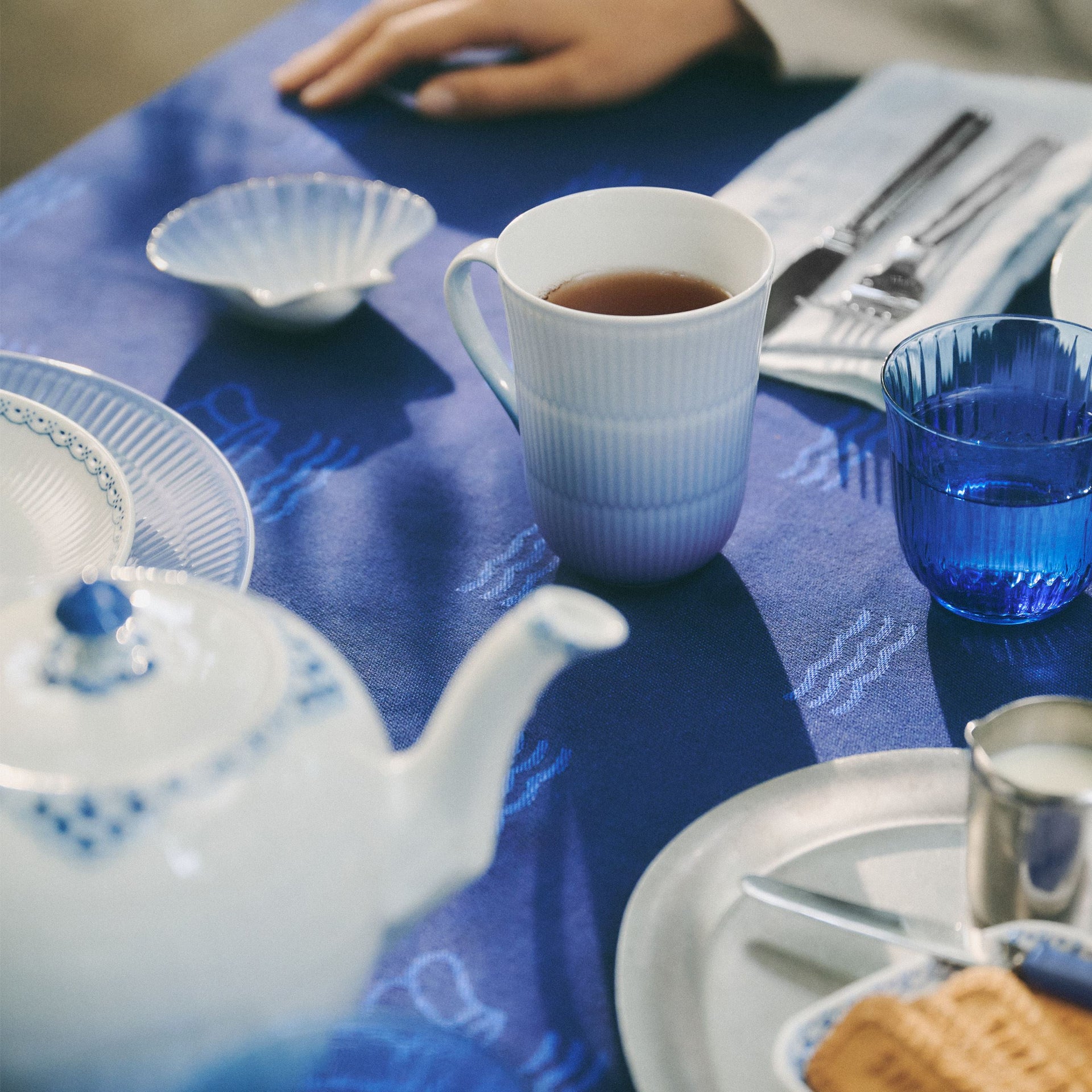 Iris Cup, Blue, 36 cl, 2 pcs