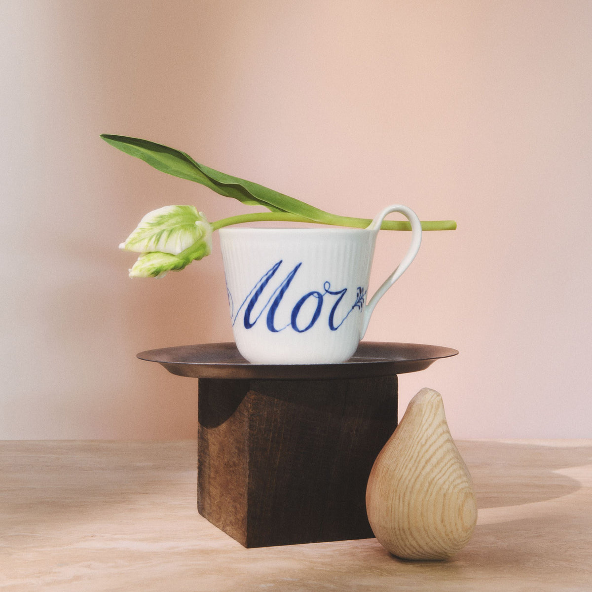 Alphabet Collection High Handle Cup, Mor, 33 cl