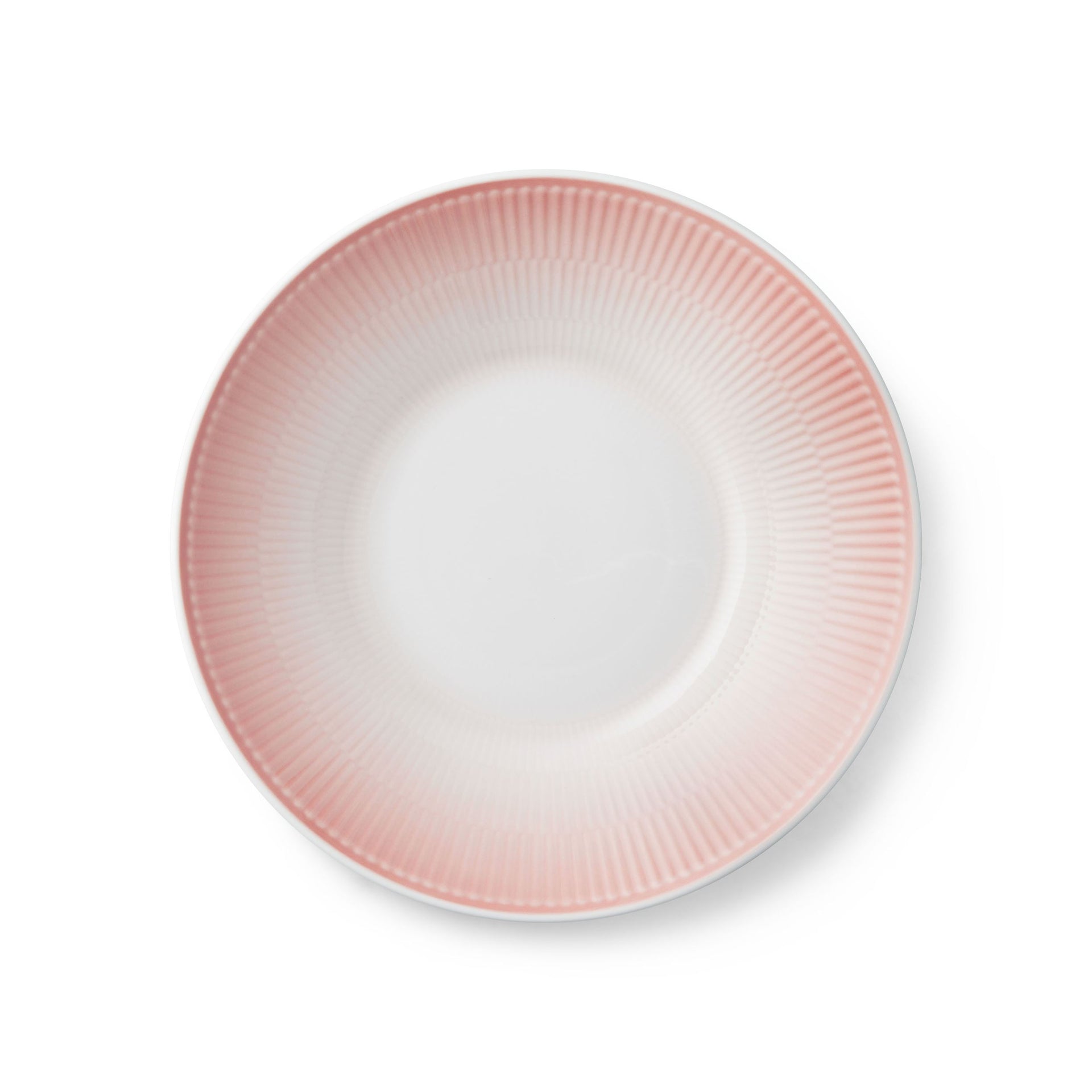 Iris Deep Plate, Coral, 24 cm