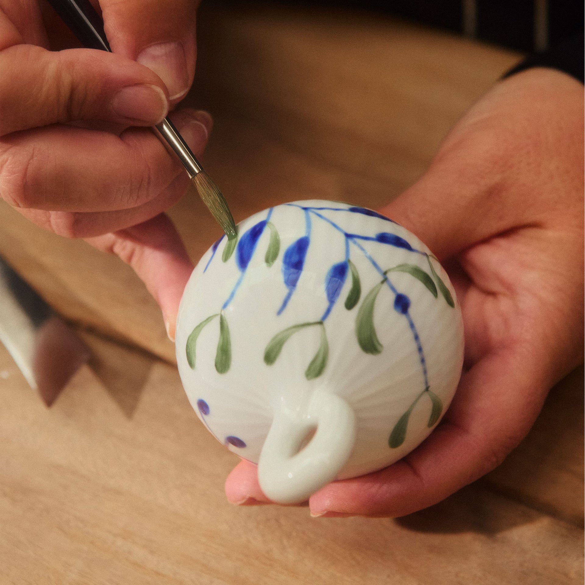 Blue Mega Christmas Bauble, Limited Edition, 9.5 cm, 2 pcs