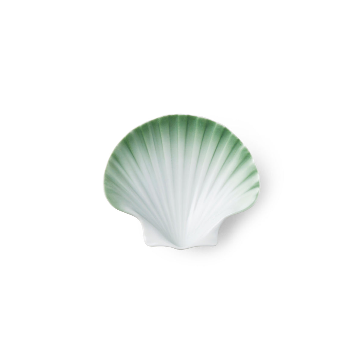 Green Iris shell dish