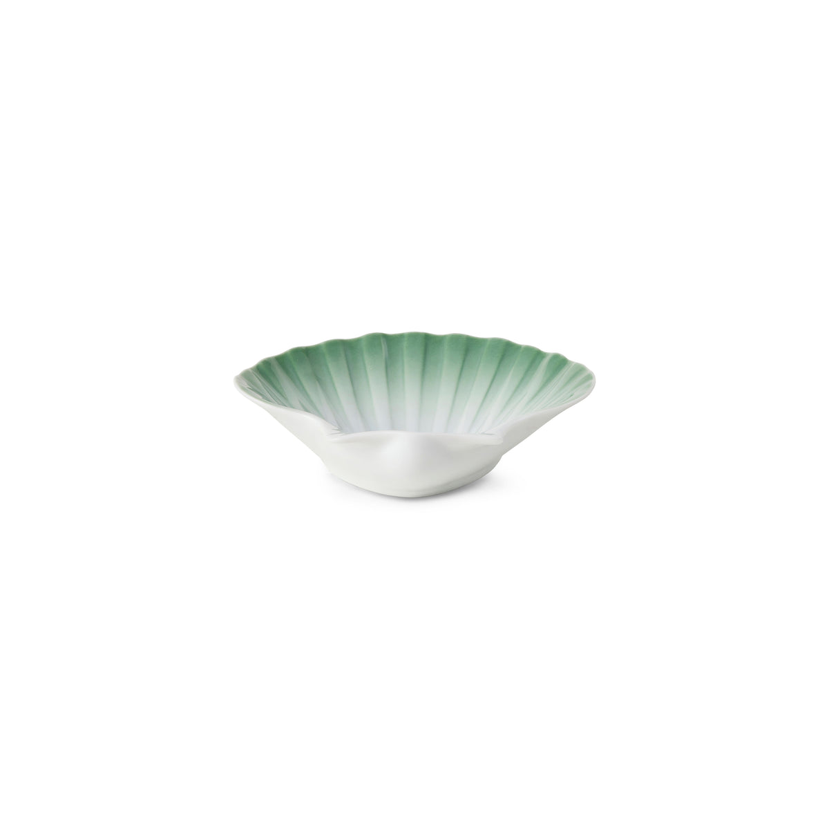 Iris Shell Dish, Green, 10 cm - Green Iris shell dish