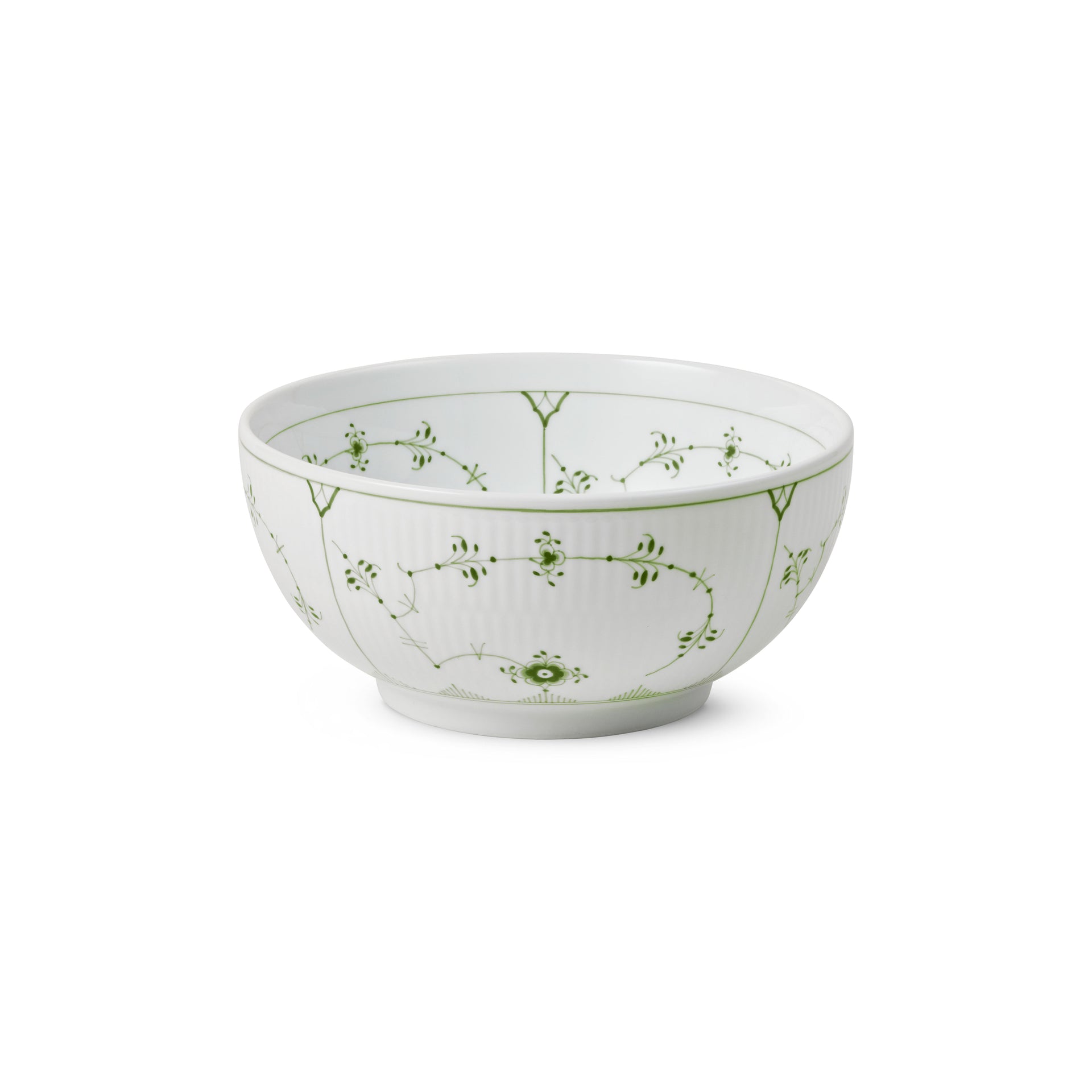 Green Fluted Plain bowl