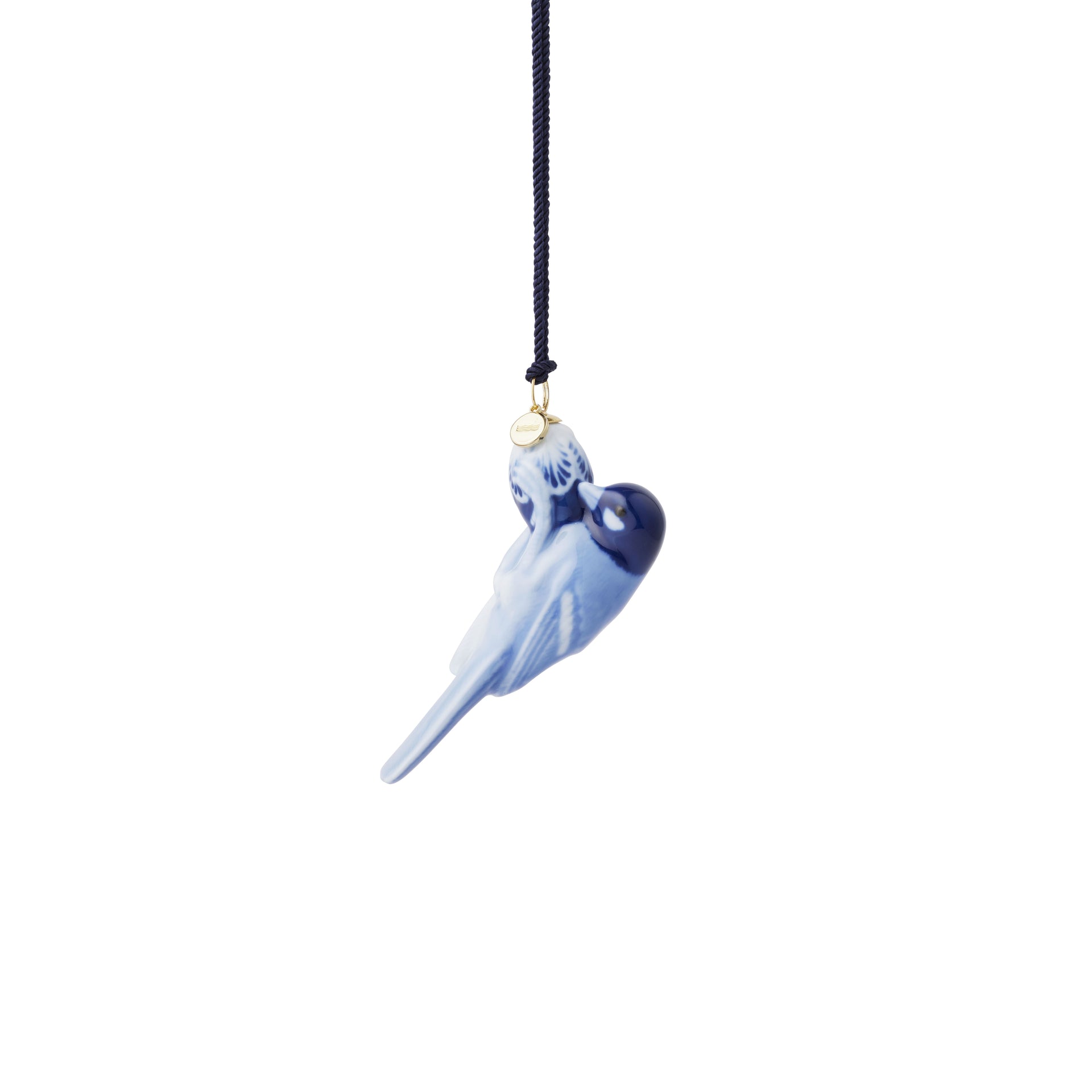 Blue Collectibles Ornament, Titmouse, 8 cm - Royal Copenhagen Mini ornament titmouse
