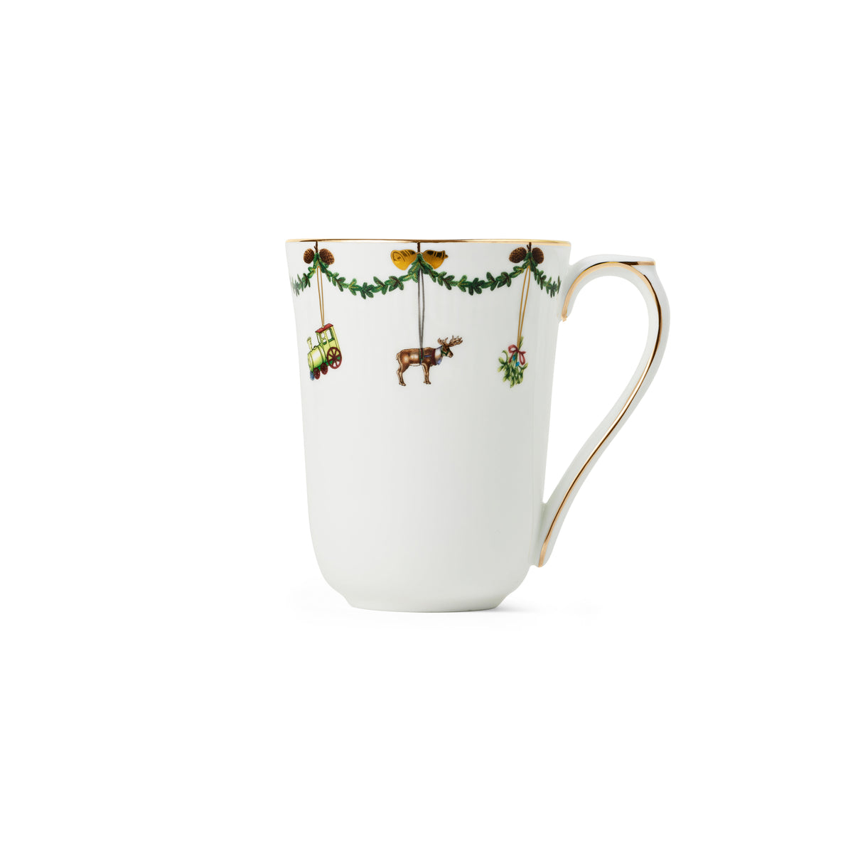 Star Fluted Christmas Tasse, 36 cl