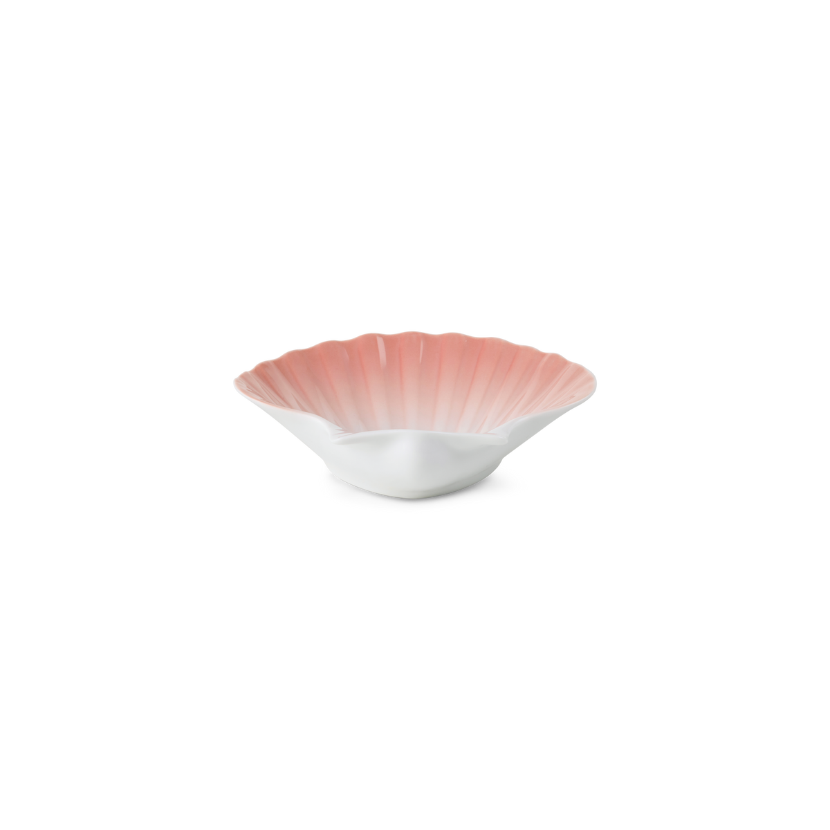 Iris Shell Dish, Coral, 10 cm - Coral Iris Shell dish