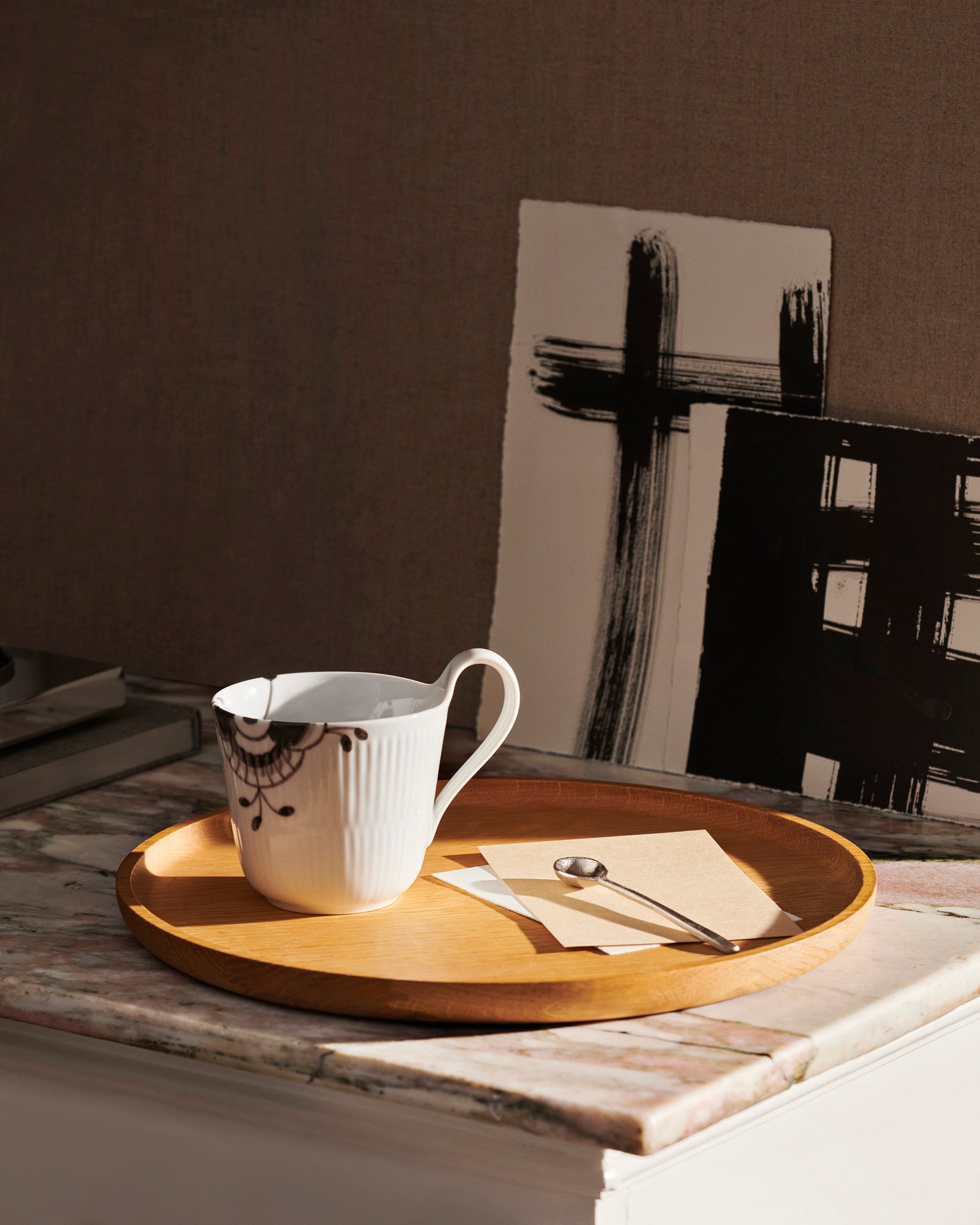 Black Fluted Mega | Handmade Porcelain | Royal Copenhagen